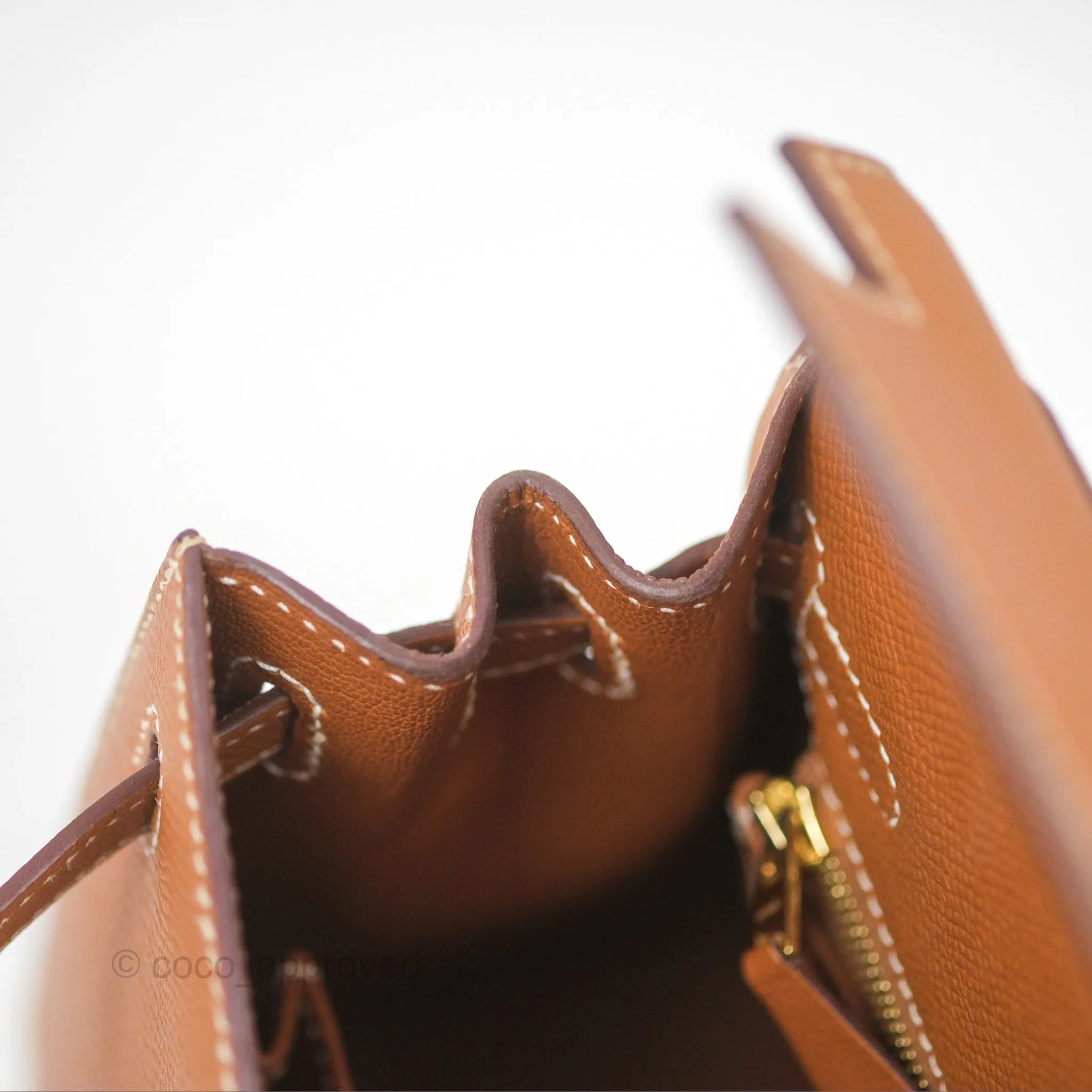 Herms Kelly 25 Sellier Gold 37 Epsom Gold Hardware