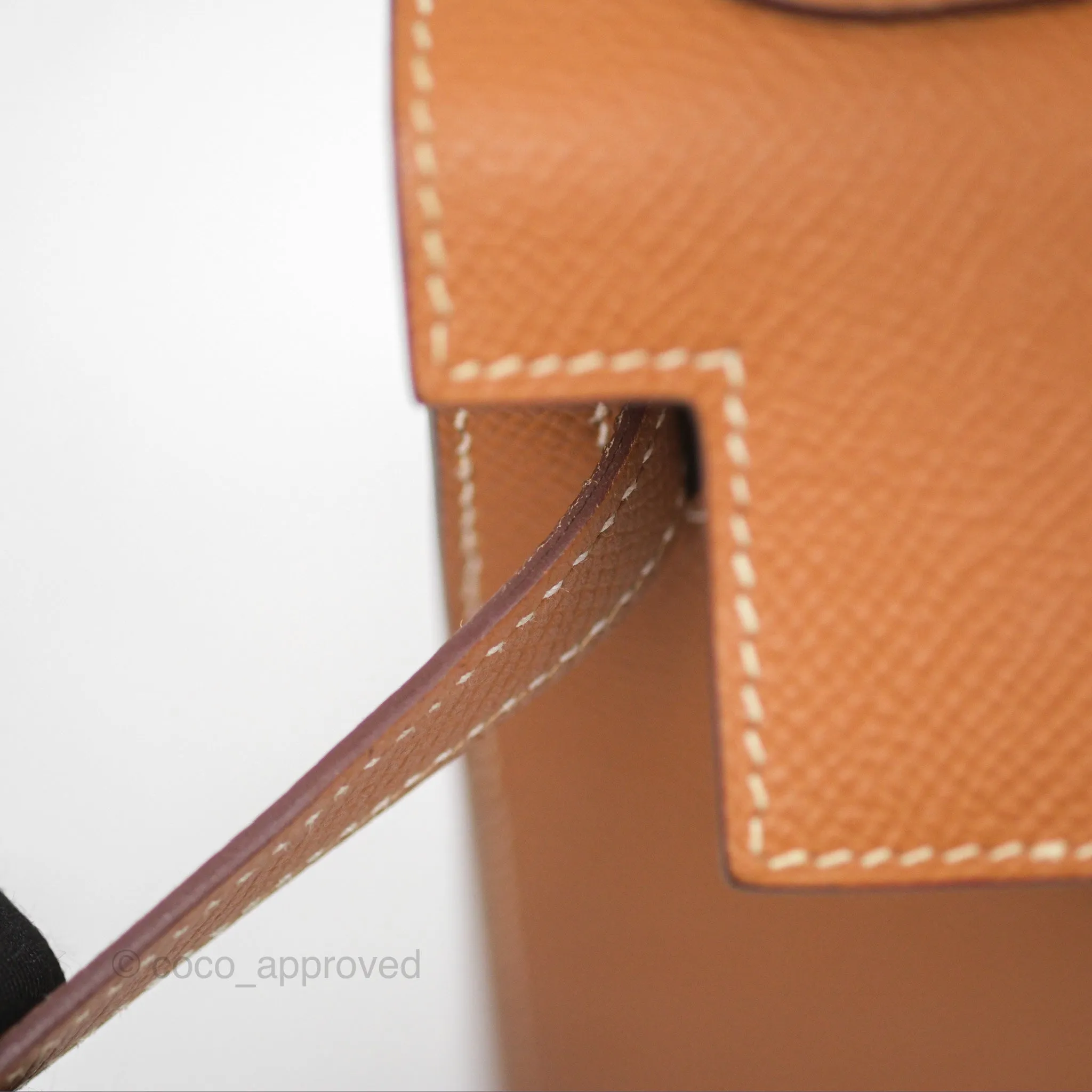 Herms Kelly 25 Sellier Gold 37 Epsom Gold Hardware