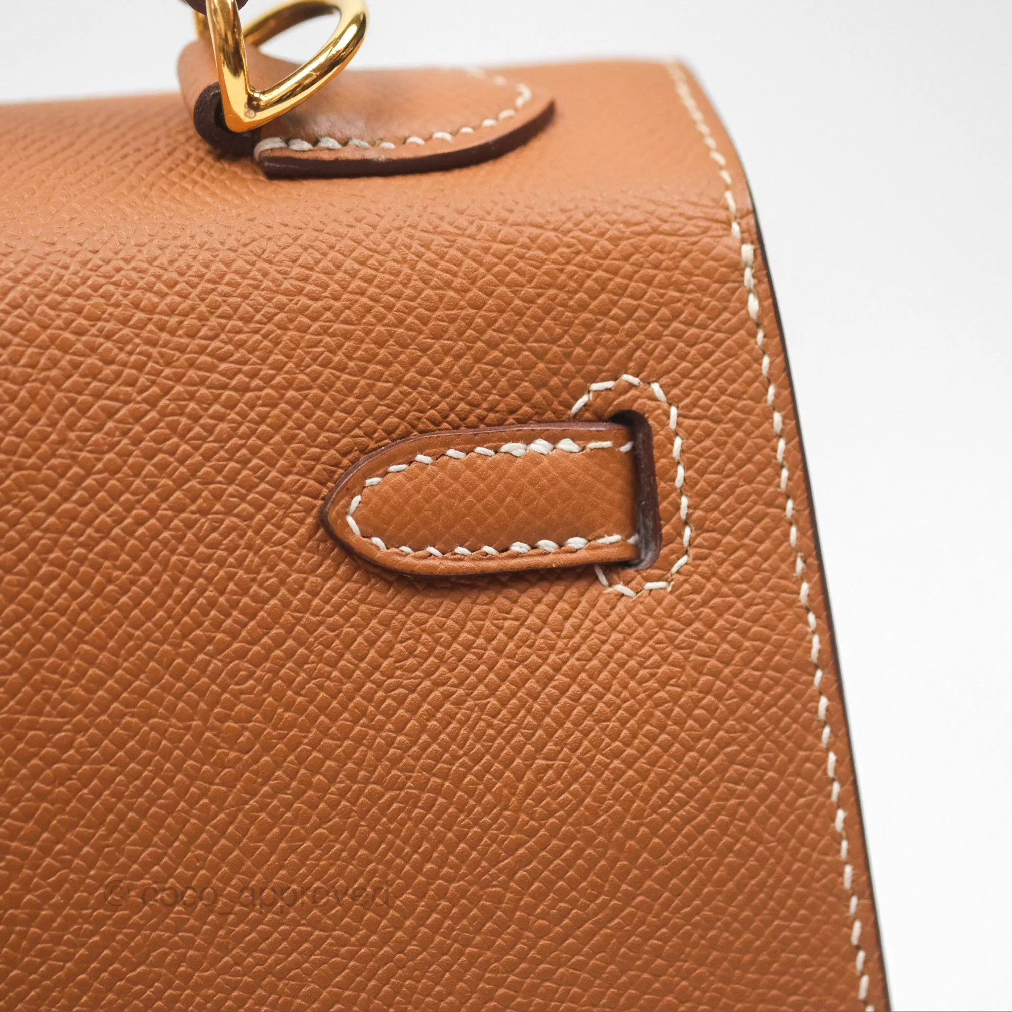 Herms Kelly 25 Sellier Gold 37 Epsom Gold Hardware