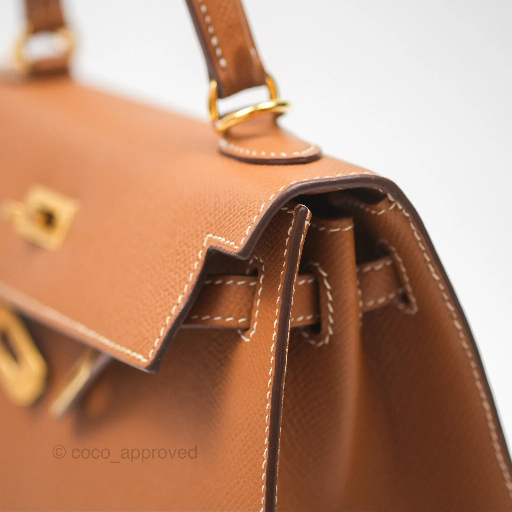 Herms Kelly 25 Sellier Gold 37 Epsom Gold Hardware
