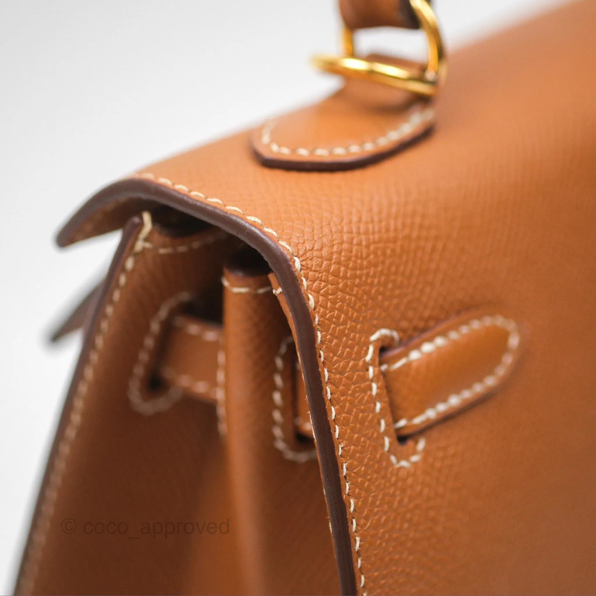 Herms Kelly 25 Sellier Gold 37 Epsom Gold Hardware