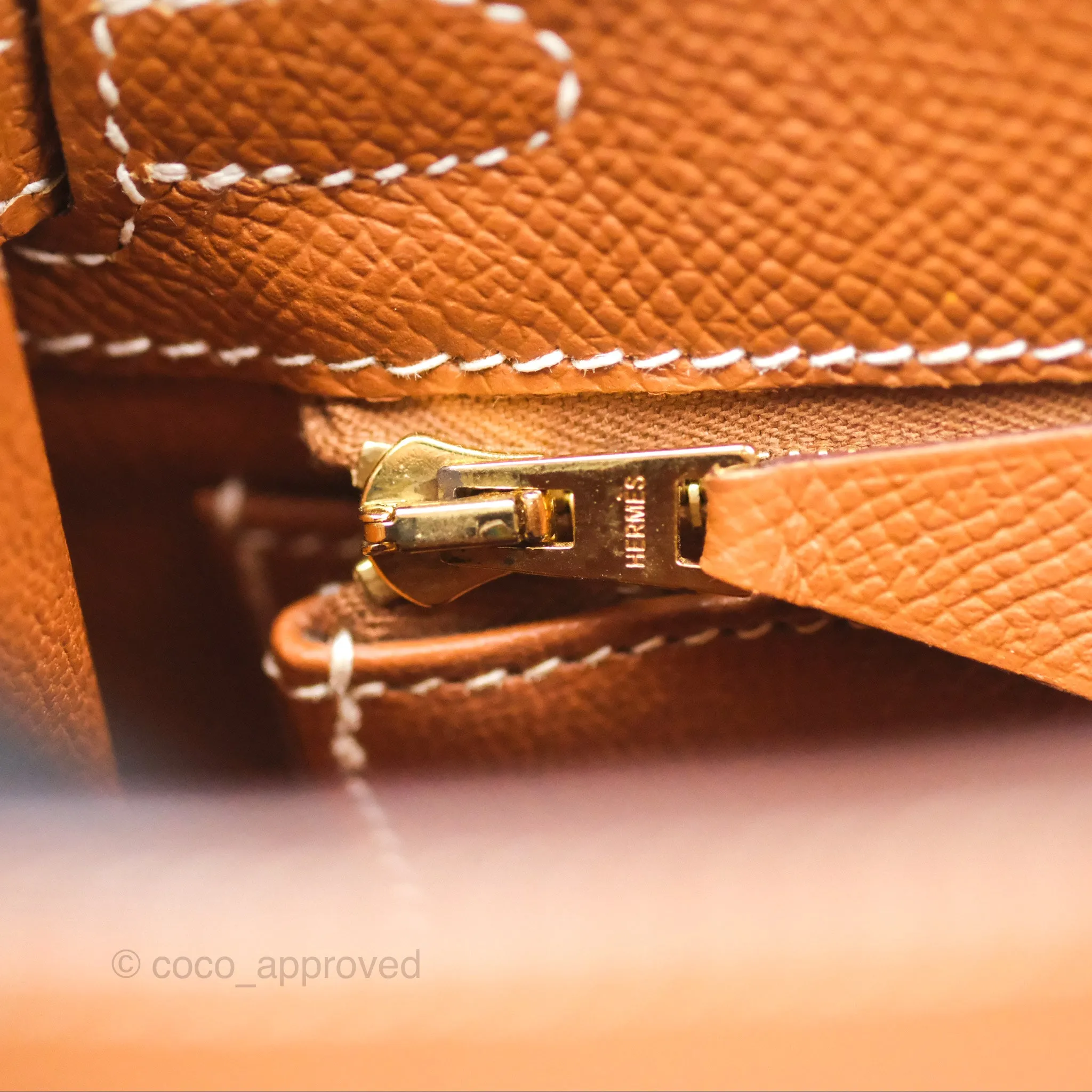 Herms Kelly 25 Sellier Gold 37 Epsom Gold Hardware