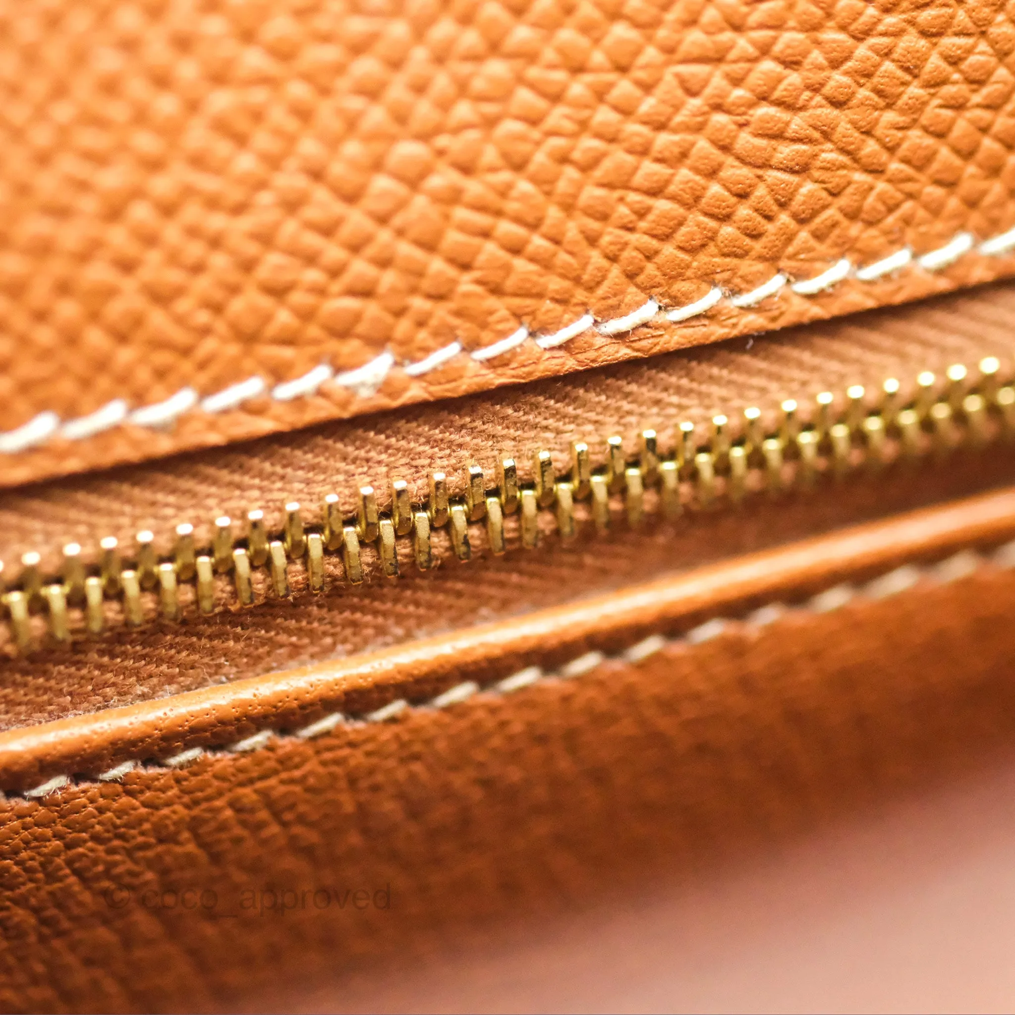 Herms Kelly 25 Sellier Gold 37 Epsom Gold Hardware
