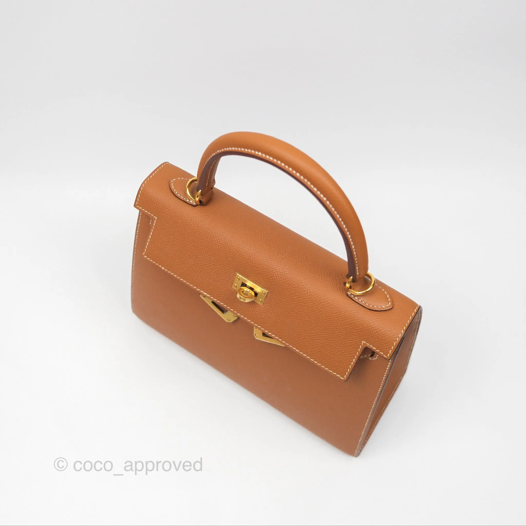 Herms Kelly 25 Sellier Gold 37 Epsom Gold Hardware