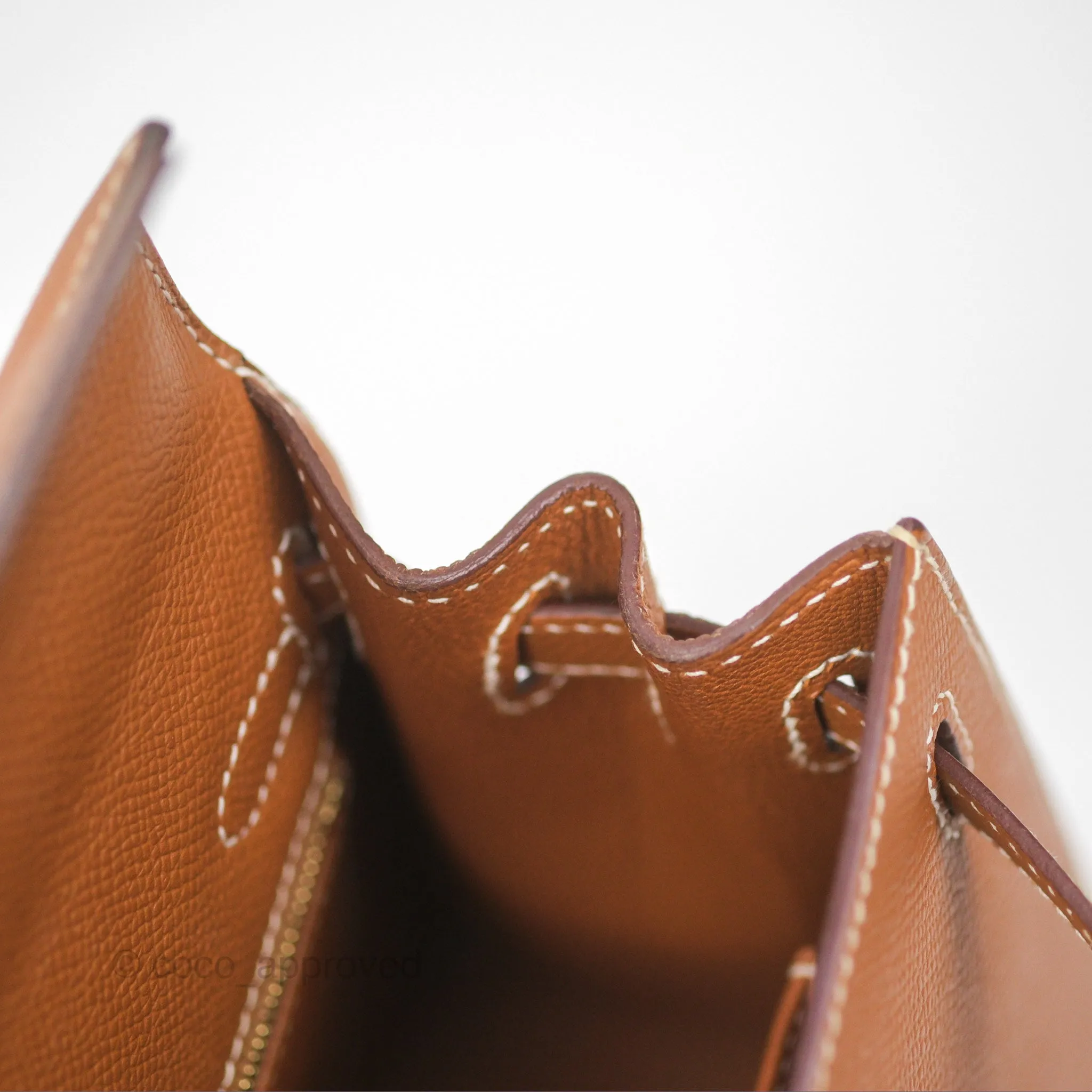 Herms Kelly 25 Sellier Gold 37 Epsom Gold Hardware