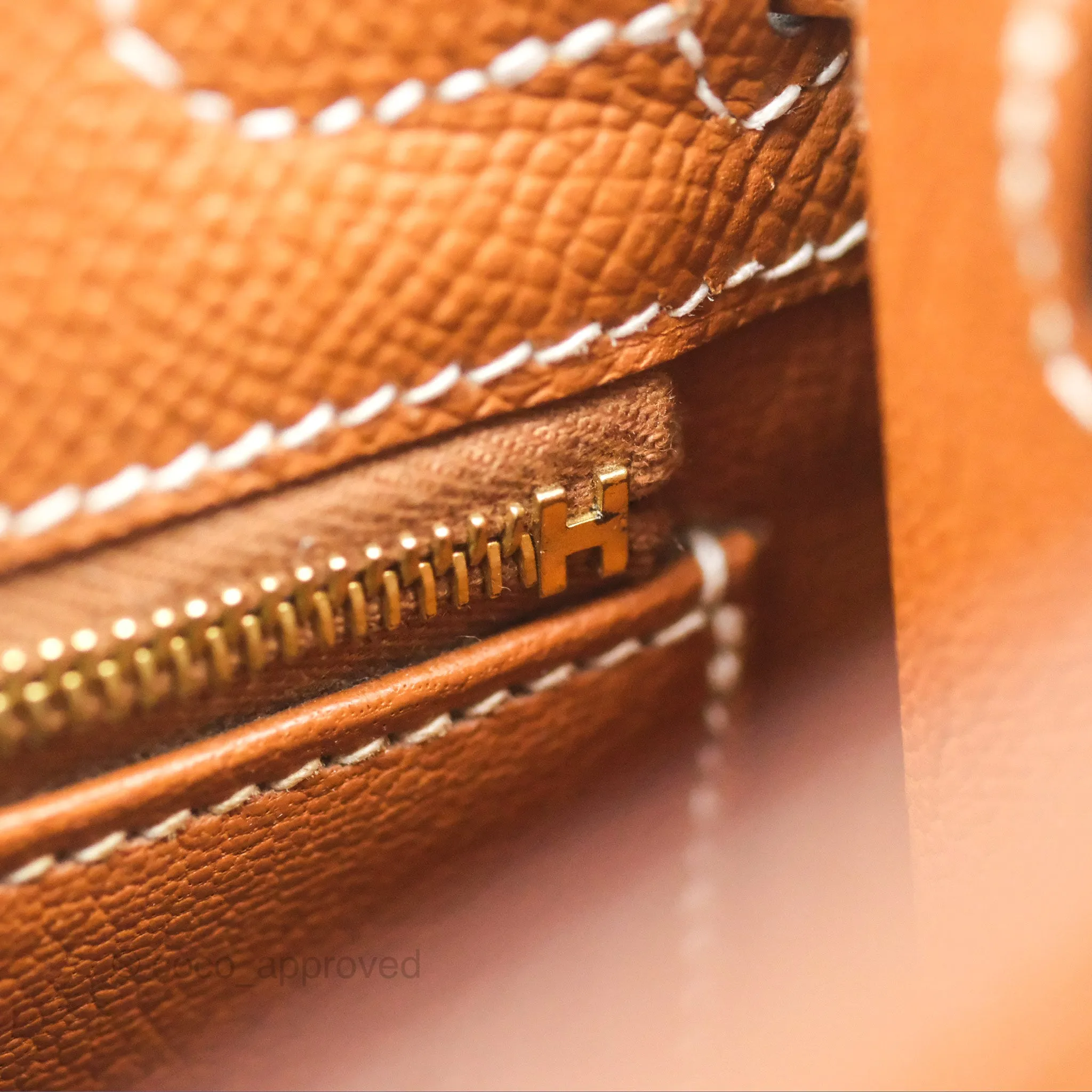 Herms Kelly 25 Sellier Gold 37 Epsom Gold Hardware