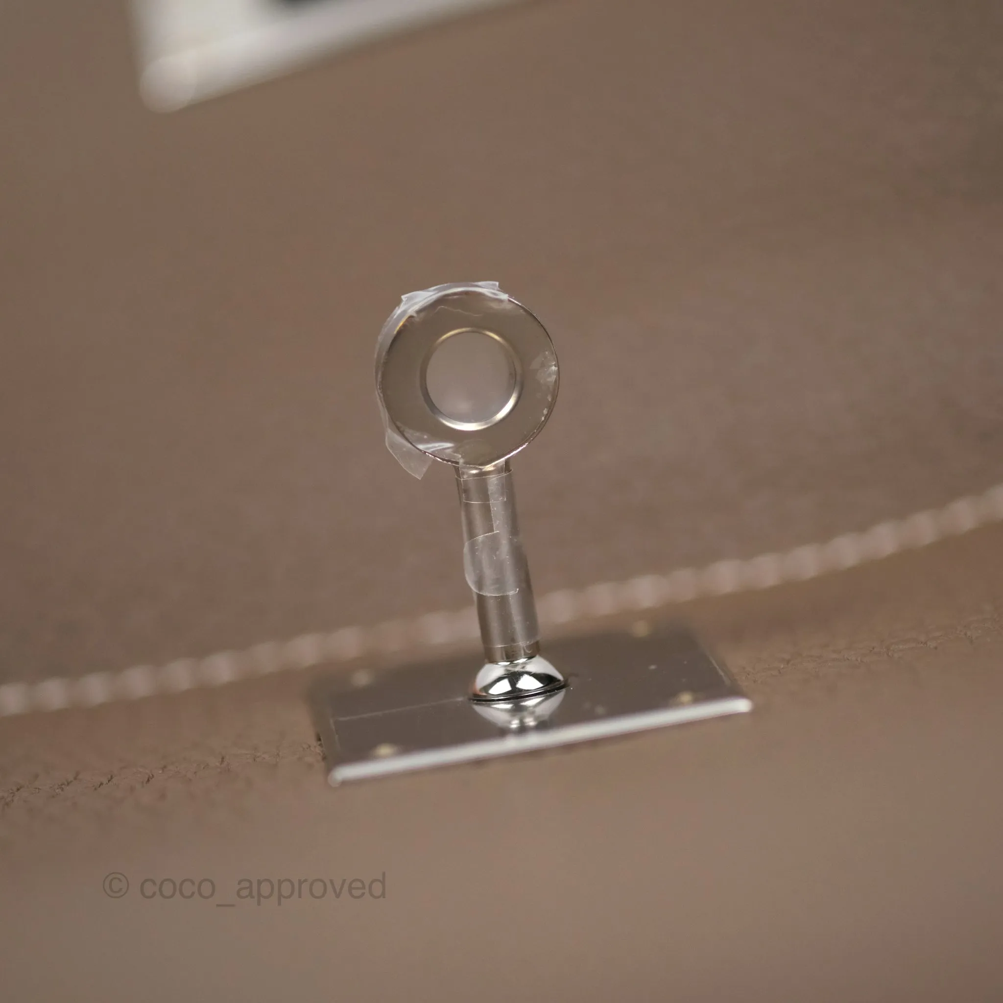 Herms Kelly 28 Retourne Etoupe 18 Clemence Palladium Hardware