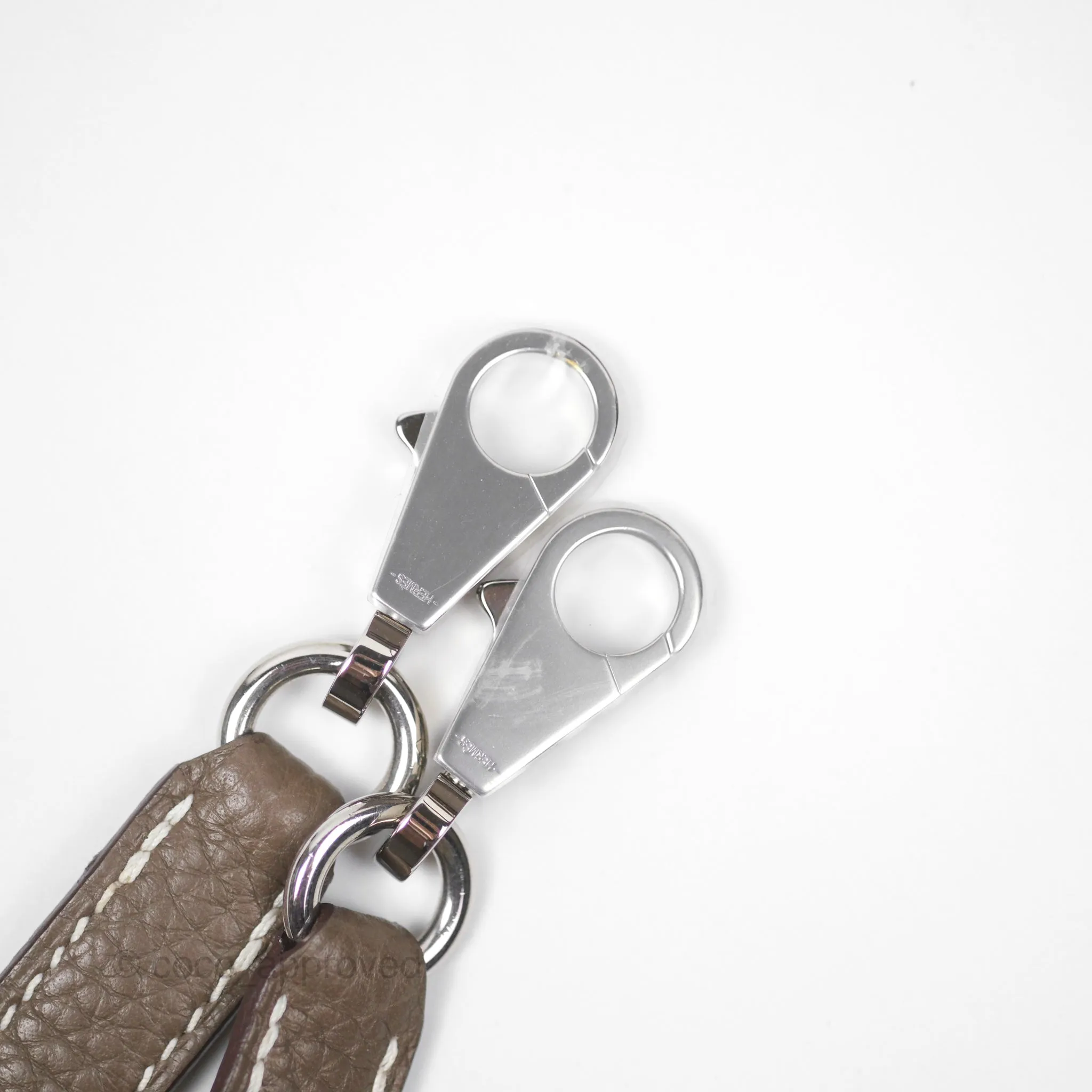Herms Kelly 28 Retourne Etoupe 18 Clemence Palladium Hardware