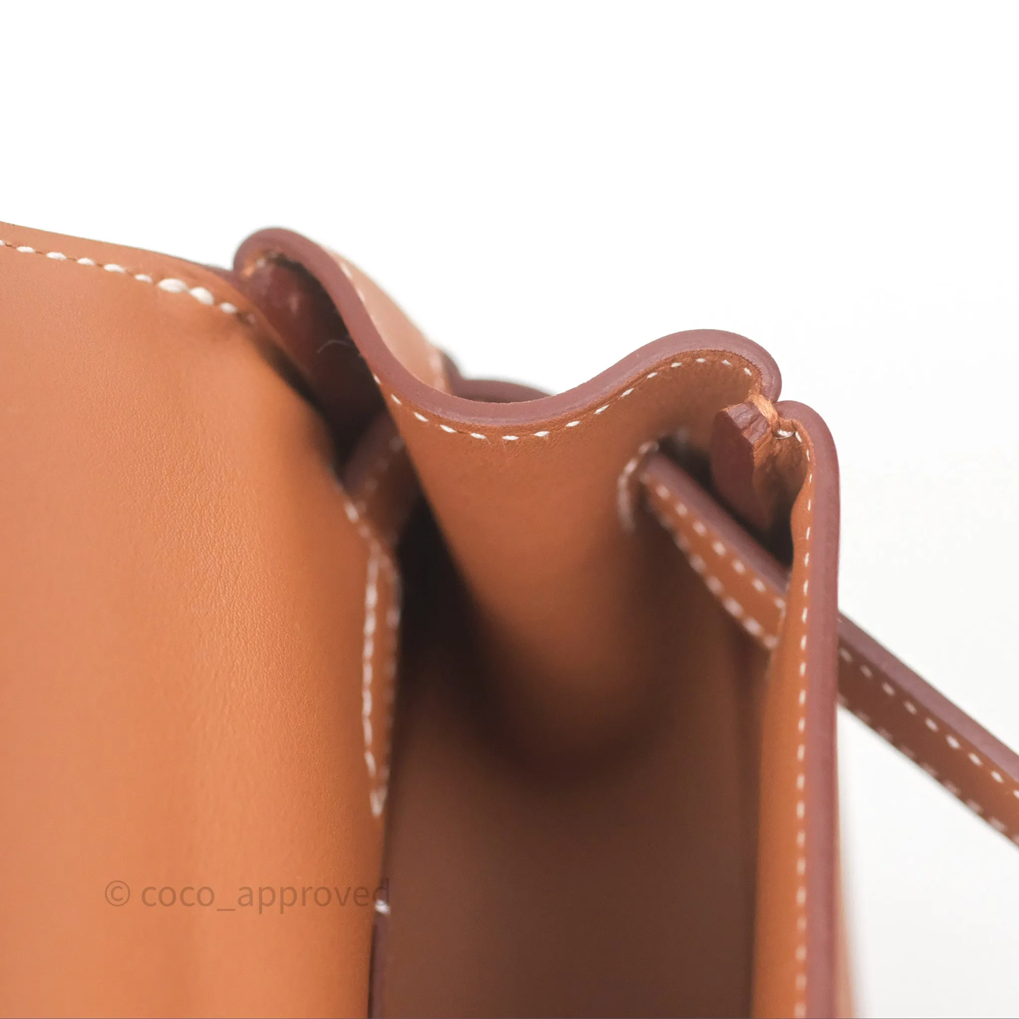 Herms Kelly Moove Gold 37 Swift Gold Hardware