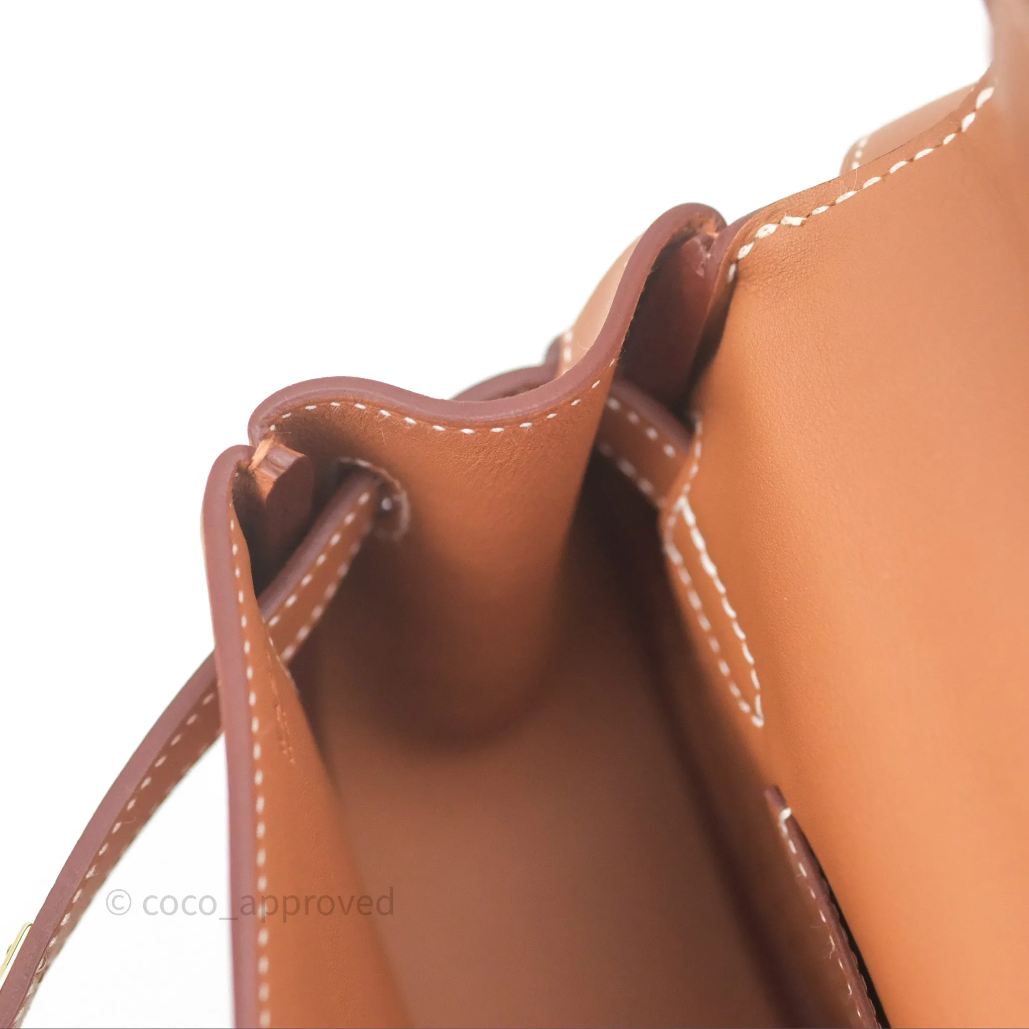 Herms Kelly Moove Gold 37 Swift Gold Hardware