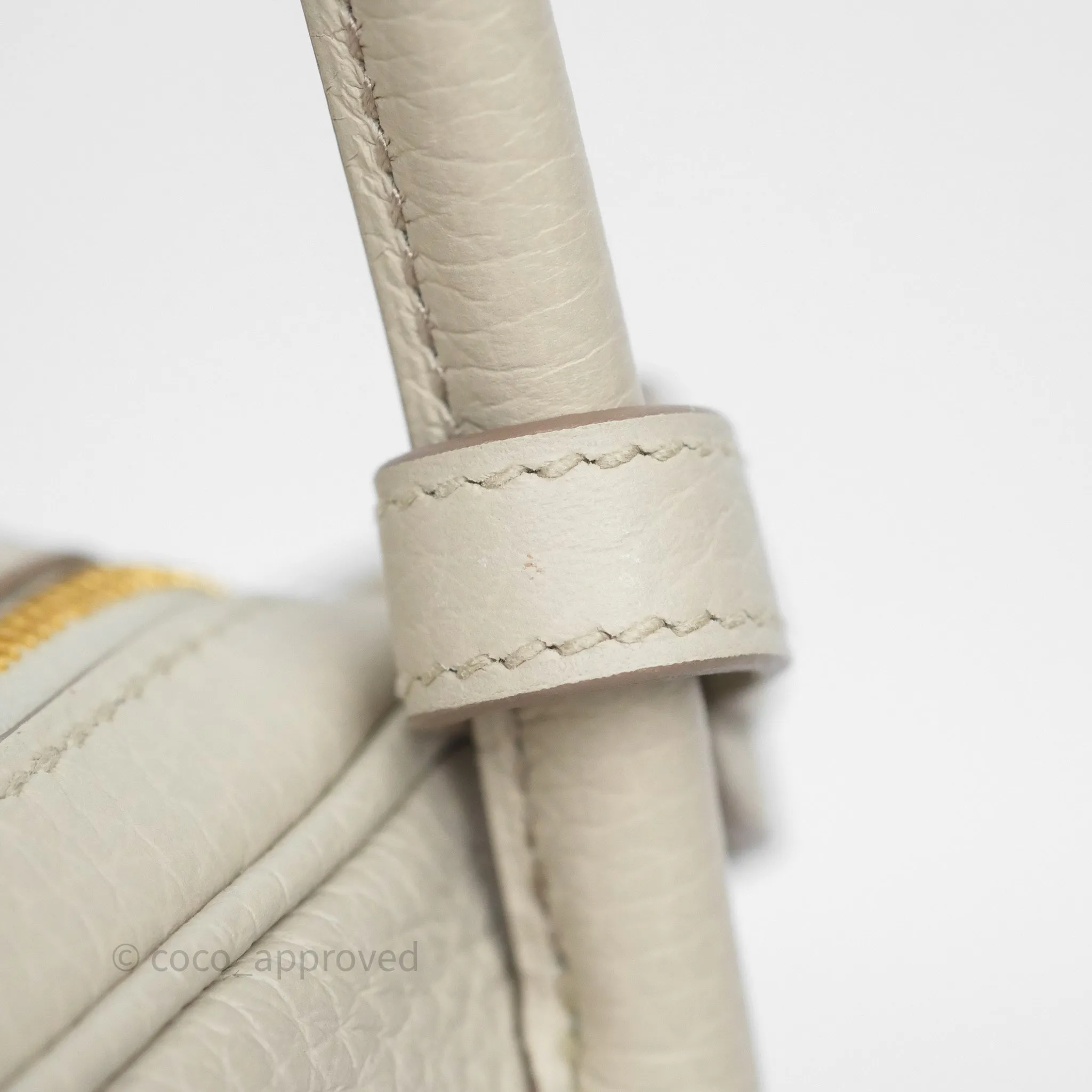 Herms Lindy 26 Beton 8L Clemence Gold Hardware
