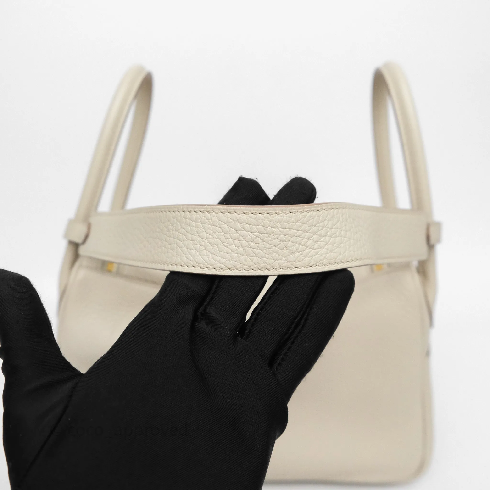 Herms Lindy 26 Beton 8L Clemence Gold Hardware