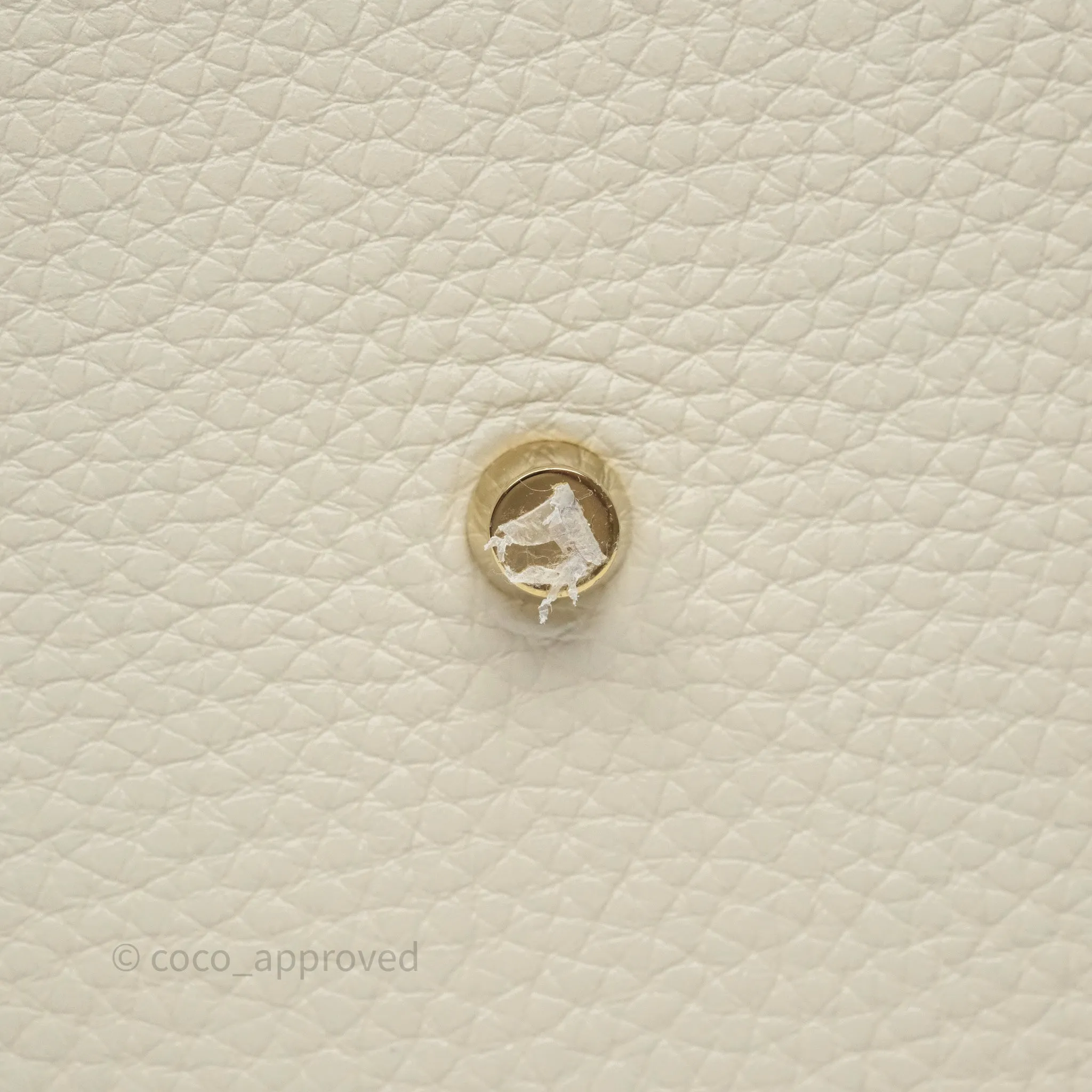 Herms Lindy 26 Beton 8L Clemence Gold Hardware