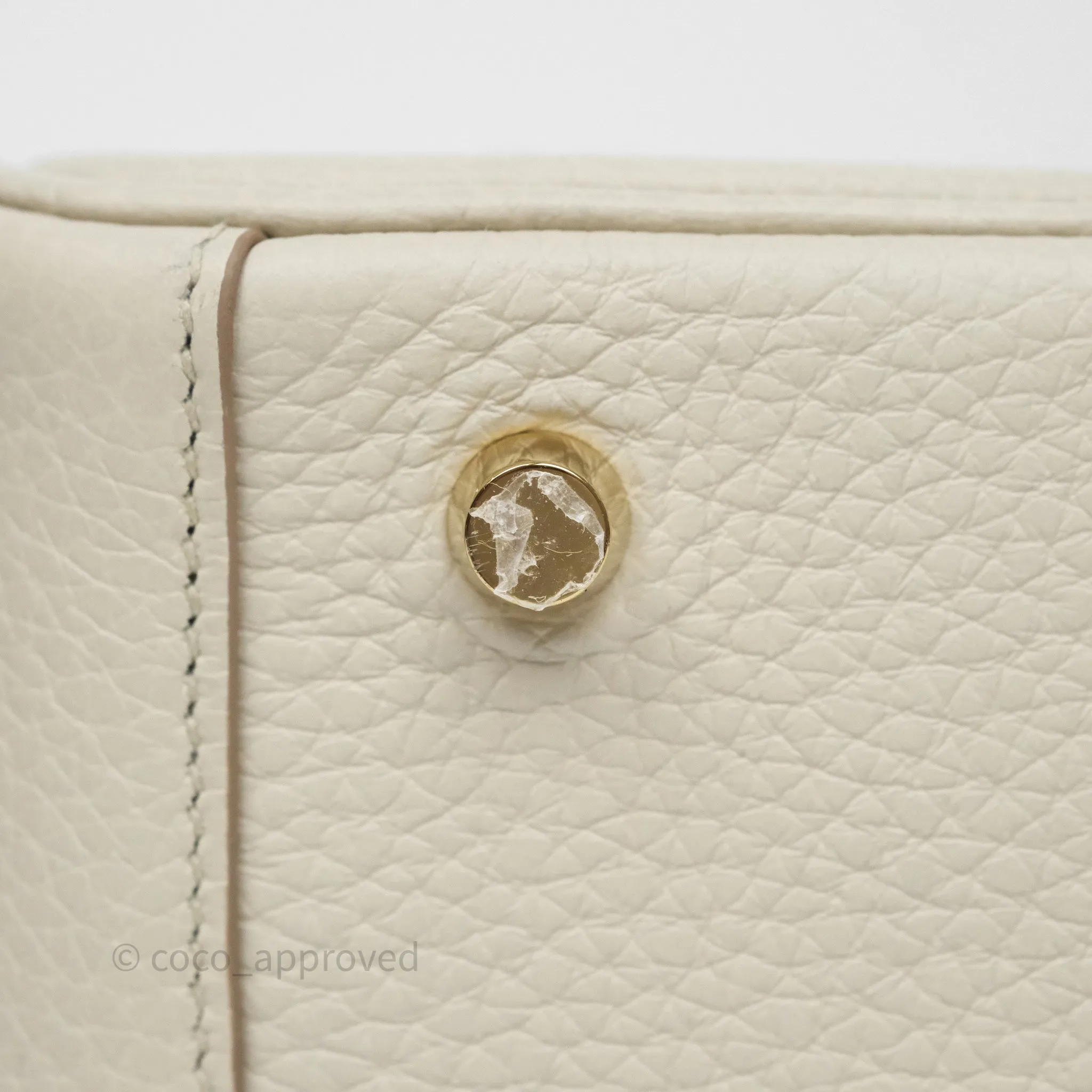Herms Lindy 26 Beton 8L Clemence Gold Hardware