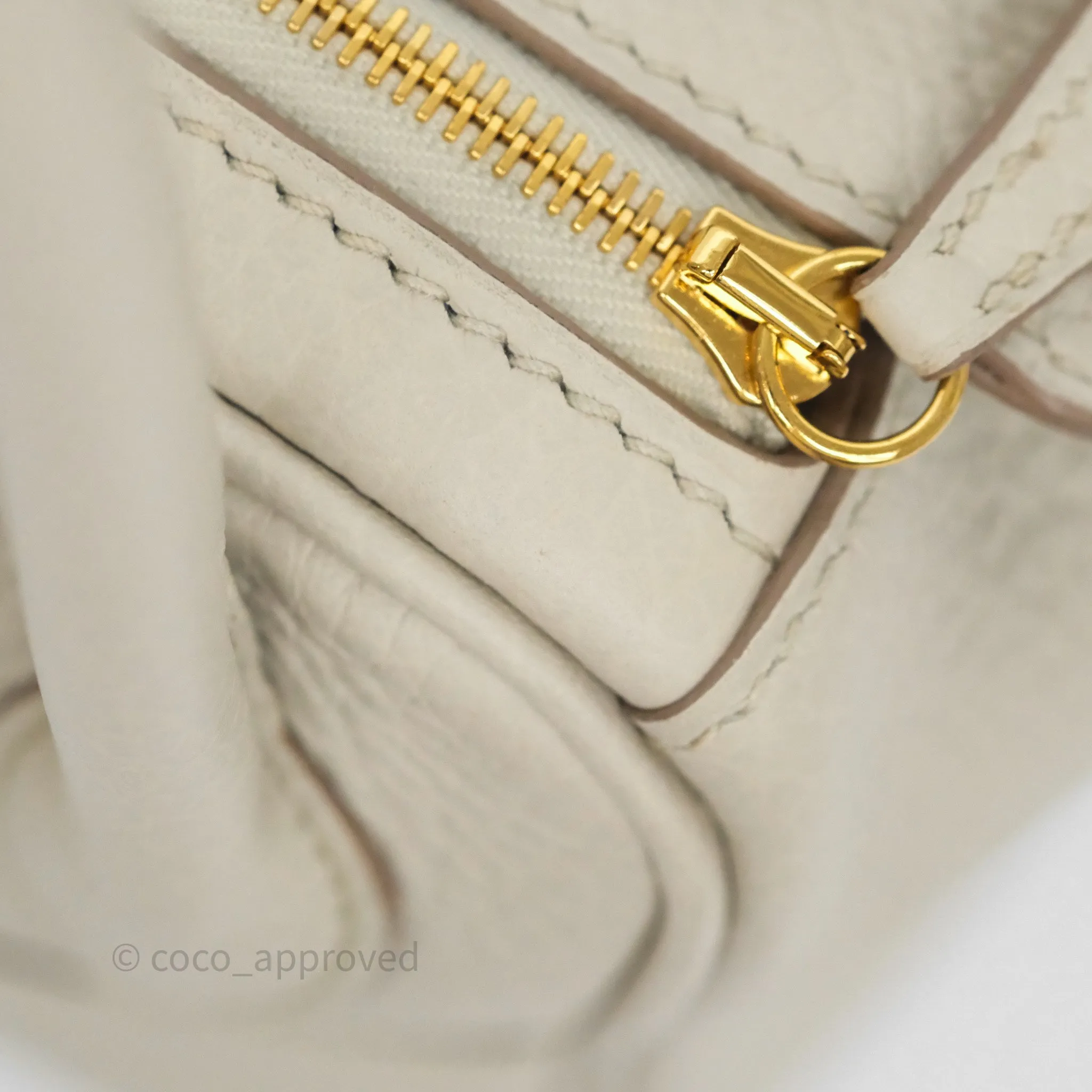 Herms Lindy 26 Beton 8L Clemence Gold Hardware
