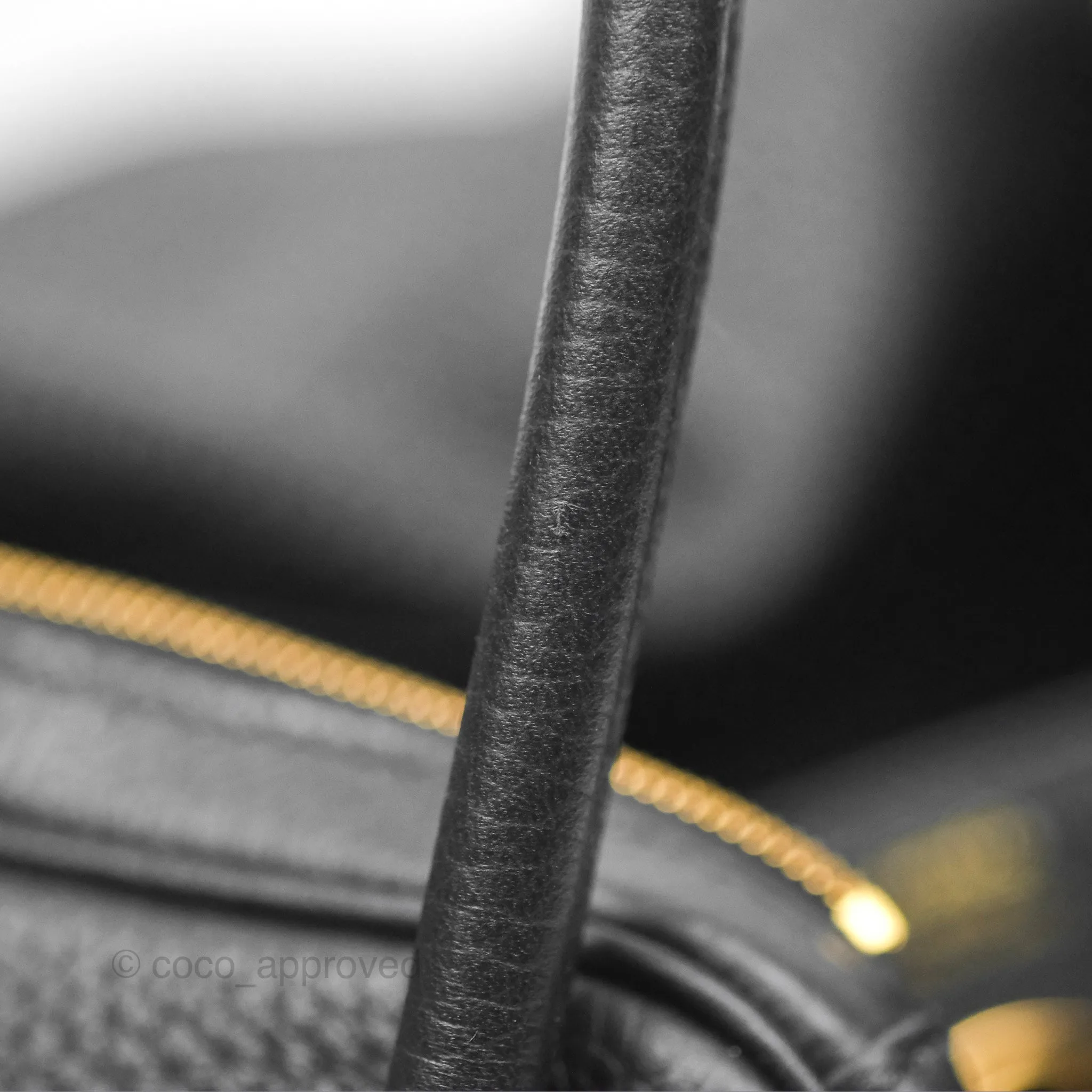 Herms Lindy 26 Black Noir 89 Clemence Gold Hardware