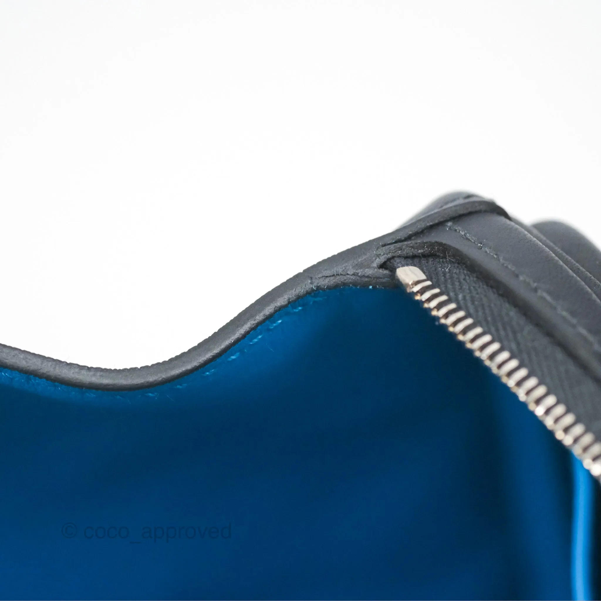 Herms Lindy 26 Caban/Bleu Frida Swift Palladium Hardware