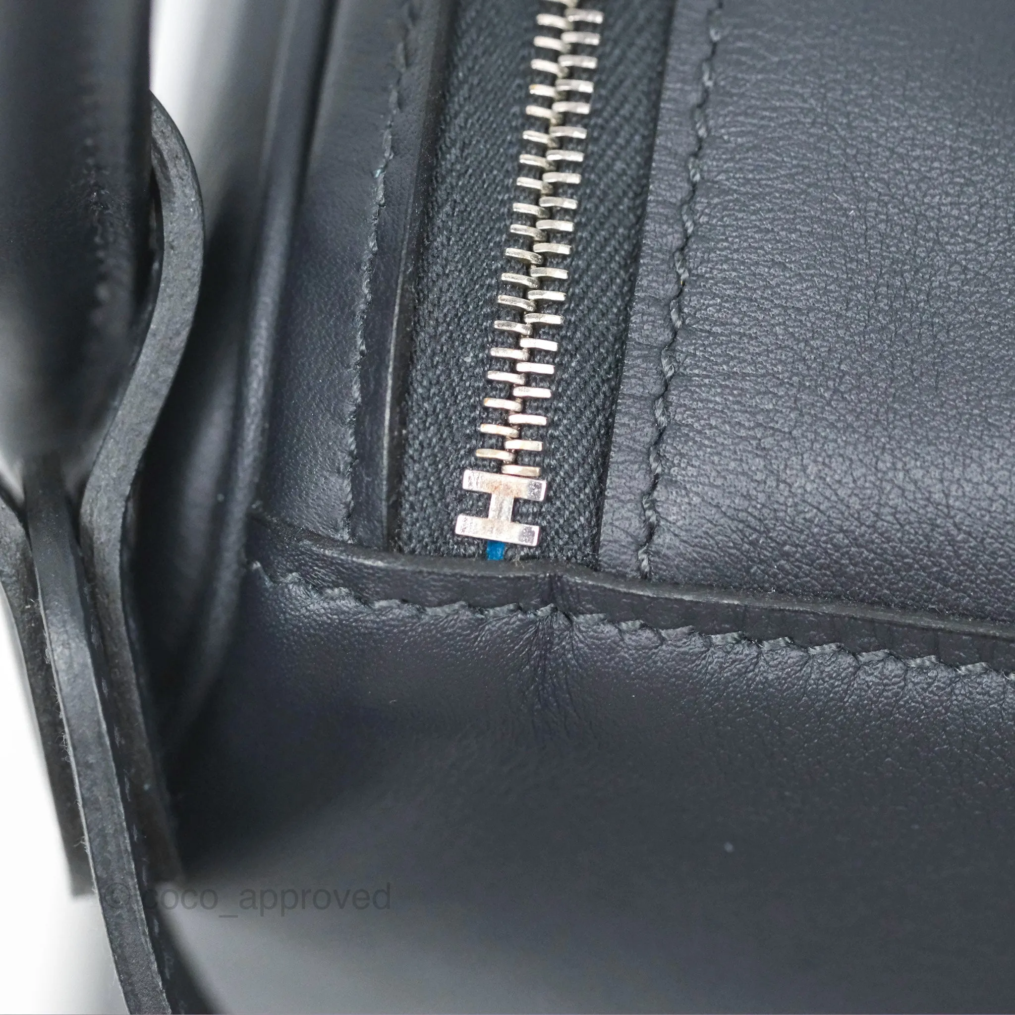 Herms Lindy 26 Caban/Bleu Frida Swift Palladium Hardware