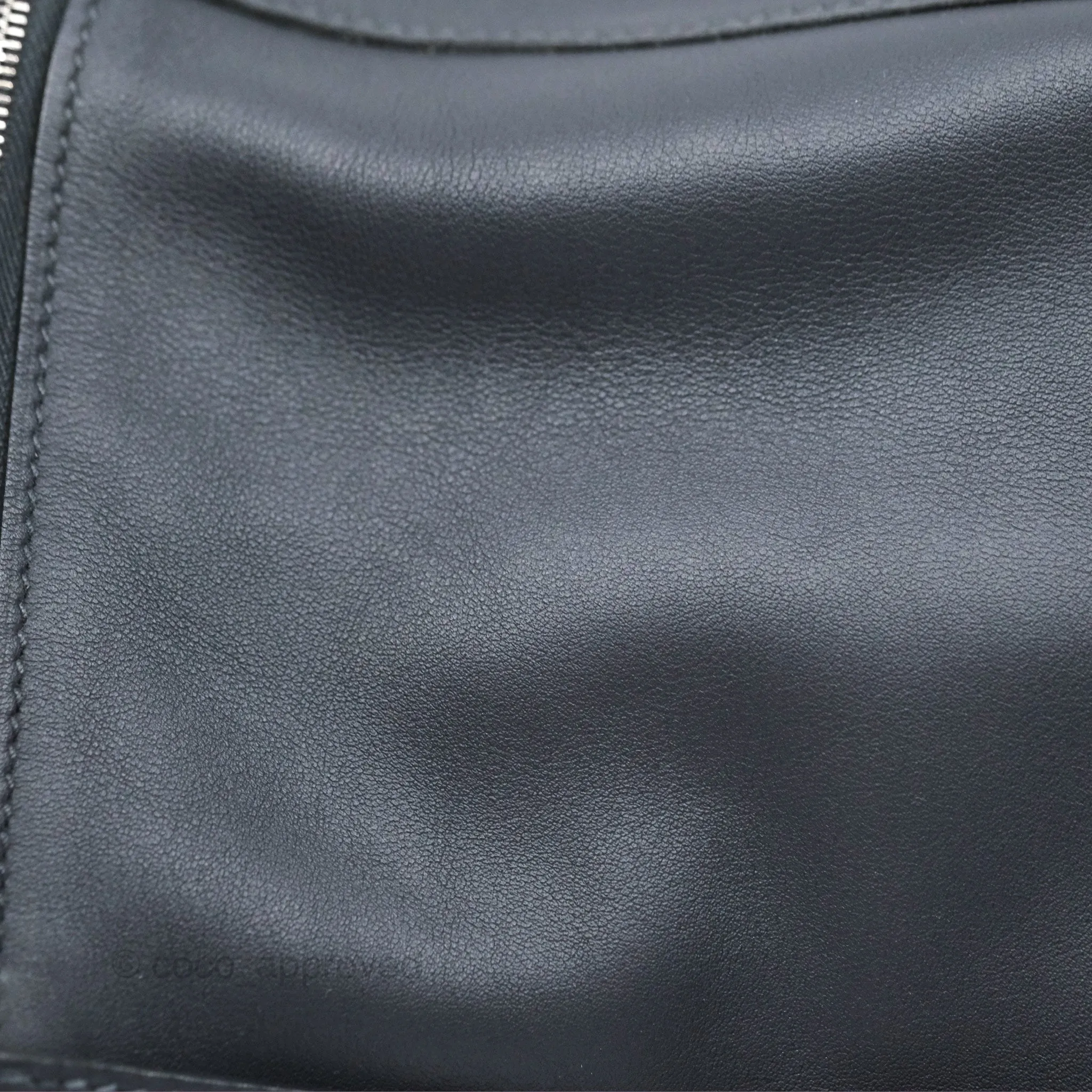 Herms Lindy 26 Caban/Bleu Frida Swift Palladium Hardware