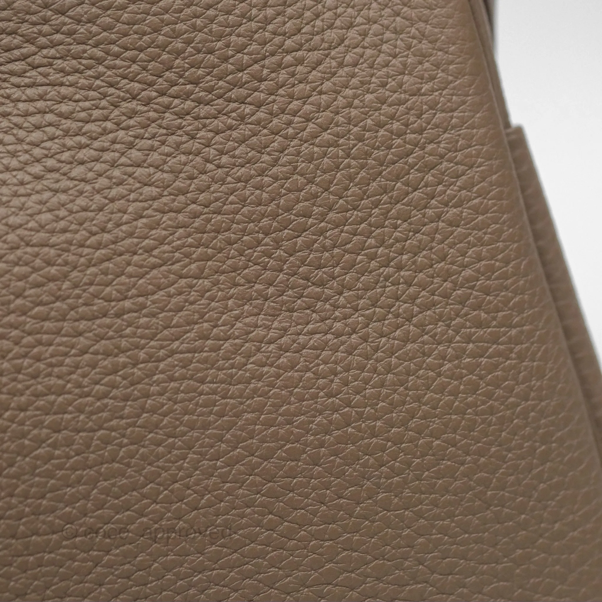Herms Lindy 26 Clemence Etoupe 18 Palladium Hardware