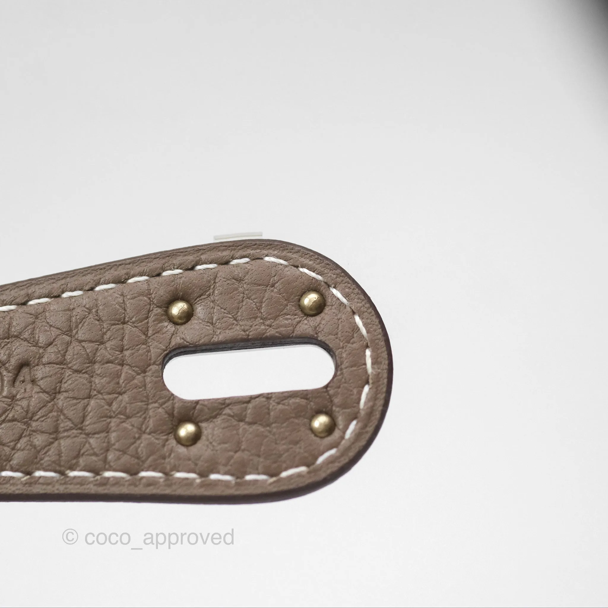 Herms Lindy 26 Clemence Etoupe 18 Palladium Hardware