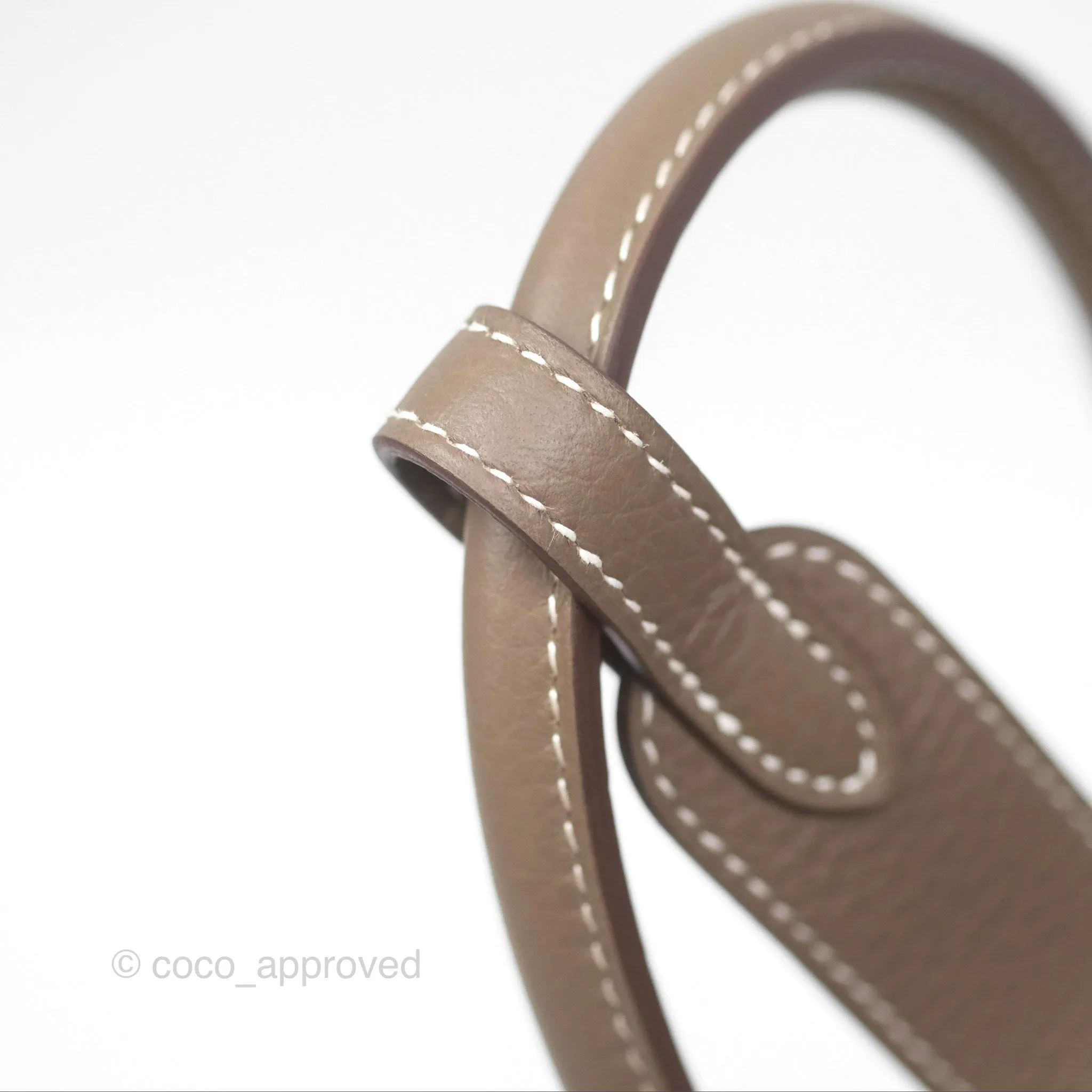 Herms Lindy 26 Clemence Etoupe 18 Palladium Hardware
