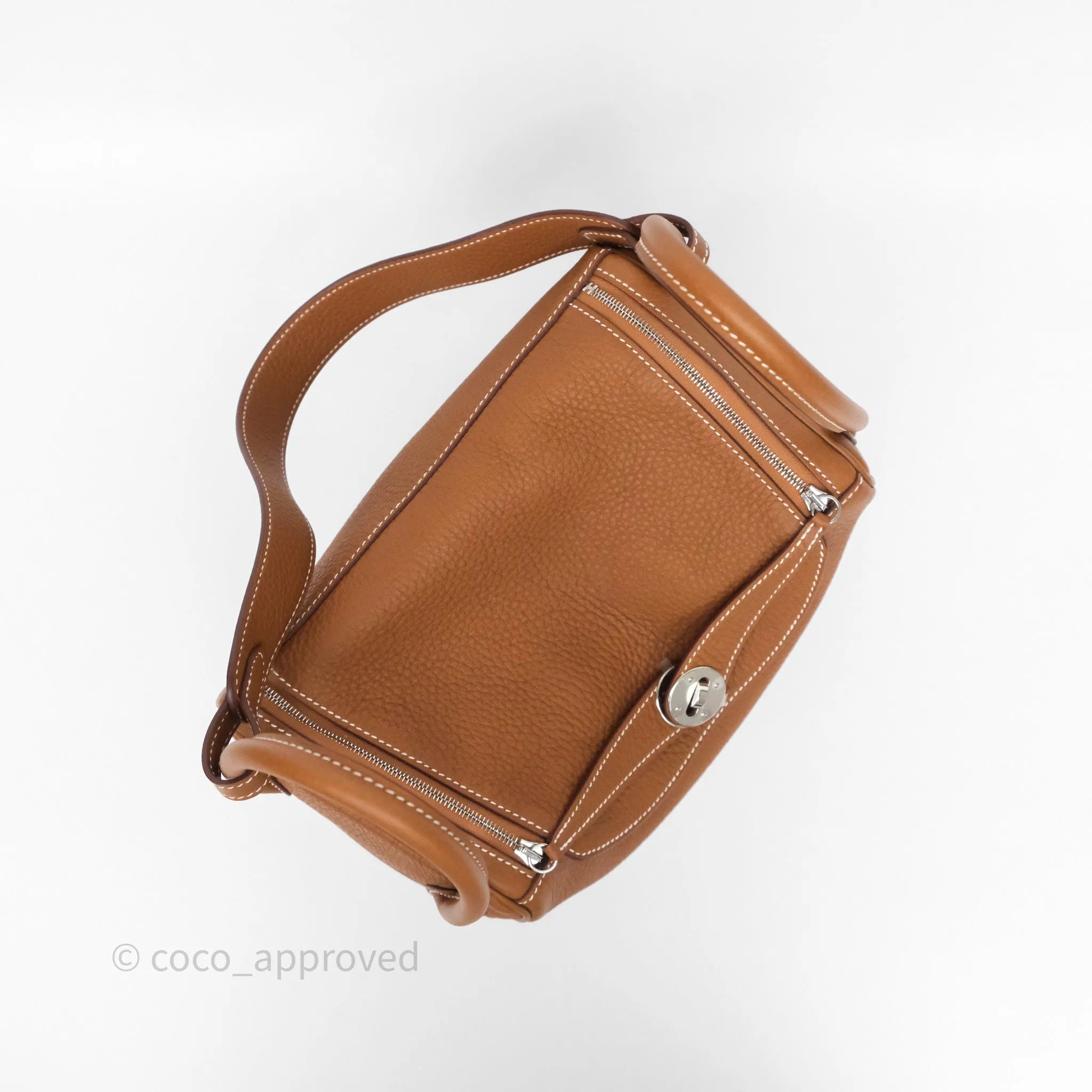 Herms Lindy 26 Gold 37 Taurillon Clemence Palladium Hardware