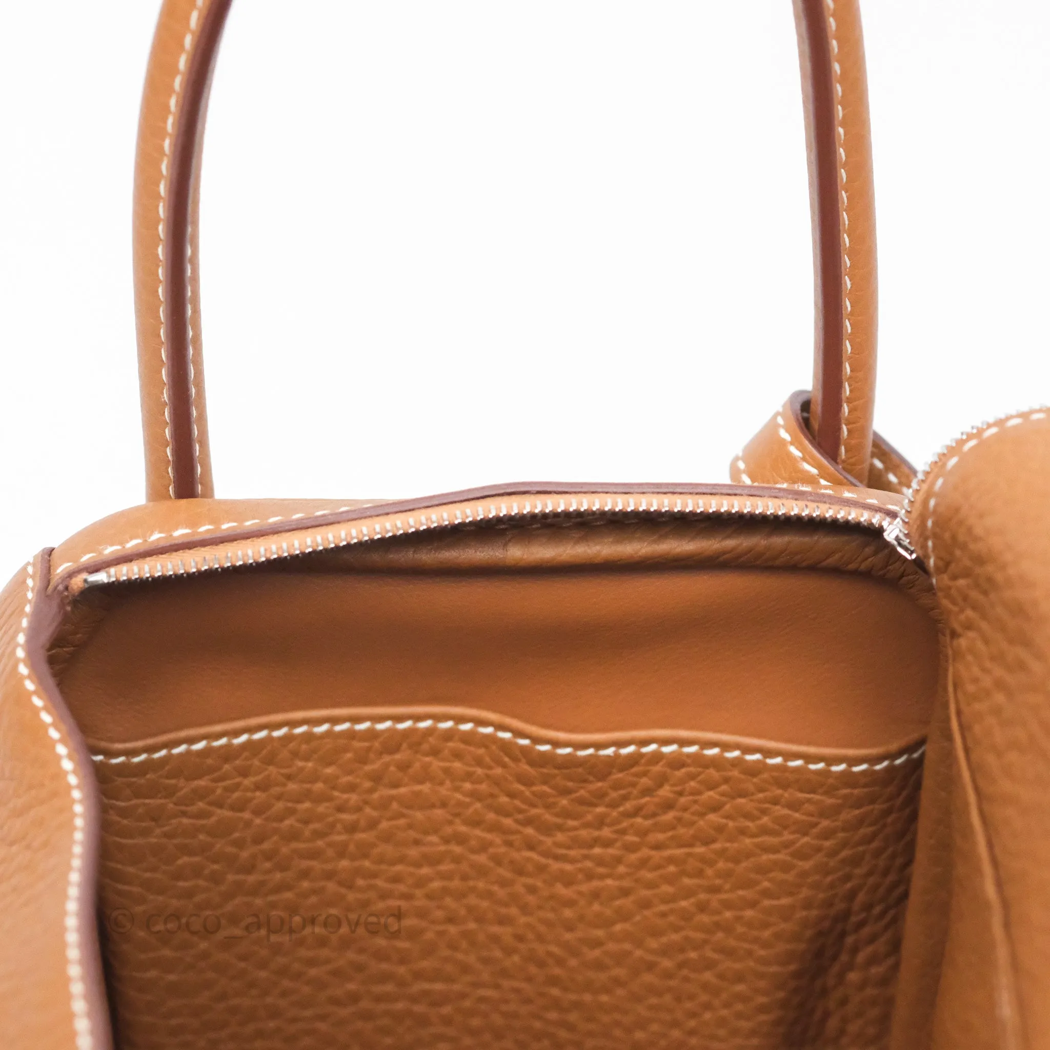 Herms Lindy 26 Gold 37 Taurillon Clemence Palladium Hardware