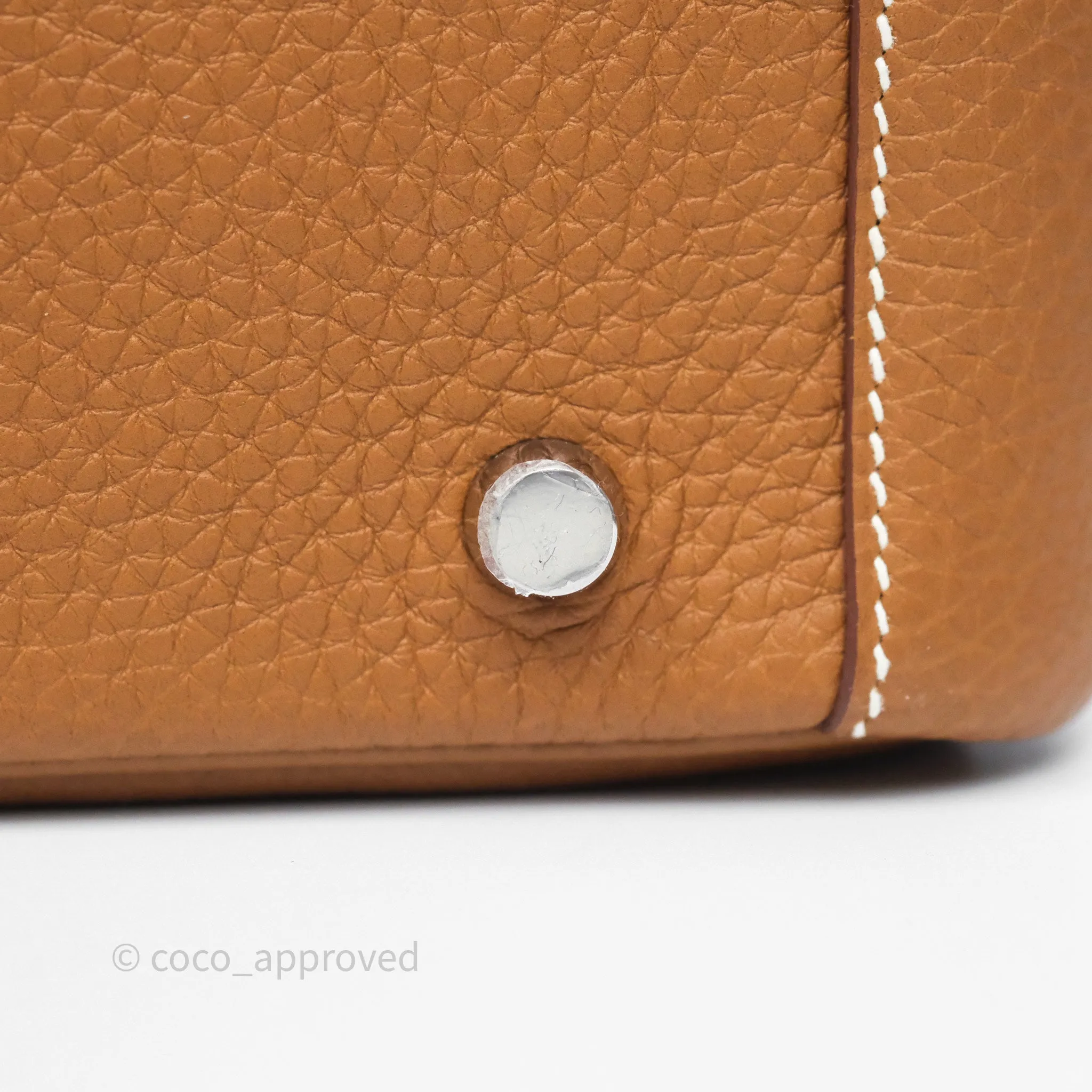 Herms Lindy 26 Gold 37 Taurillon Clemence Palladium Hardware