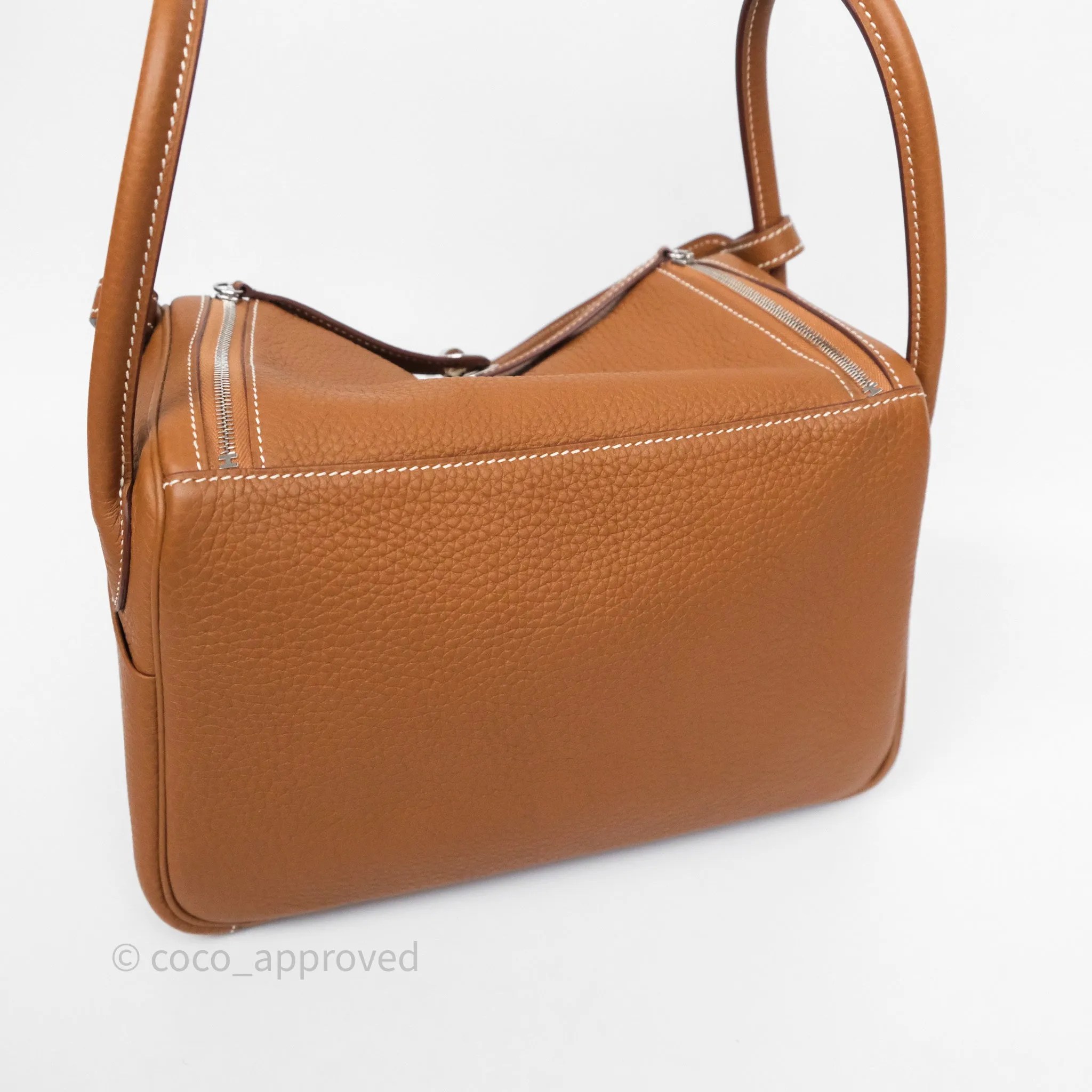 Herms Lindy 26 Gold 37 Taurillon Clemence Palladium Hardware