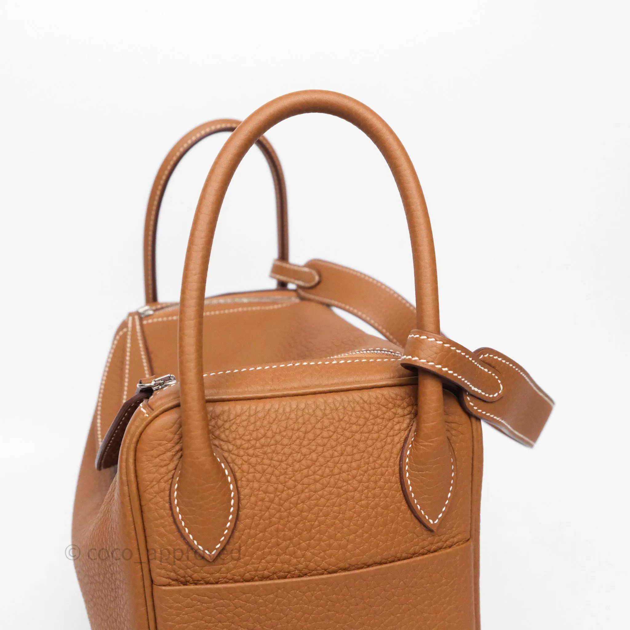 Herms Lindy 26 Gold 37 Taurillon Clemence Palladium Hardware