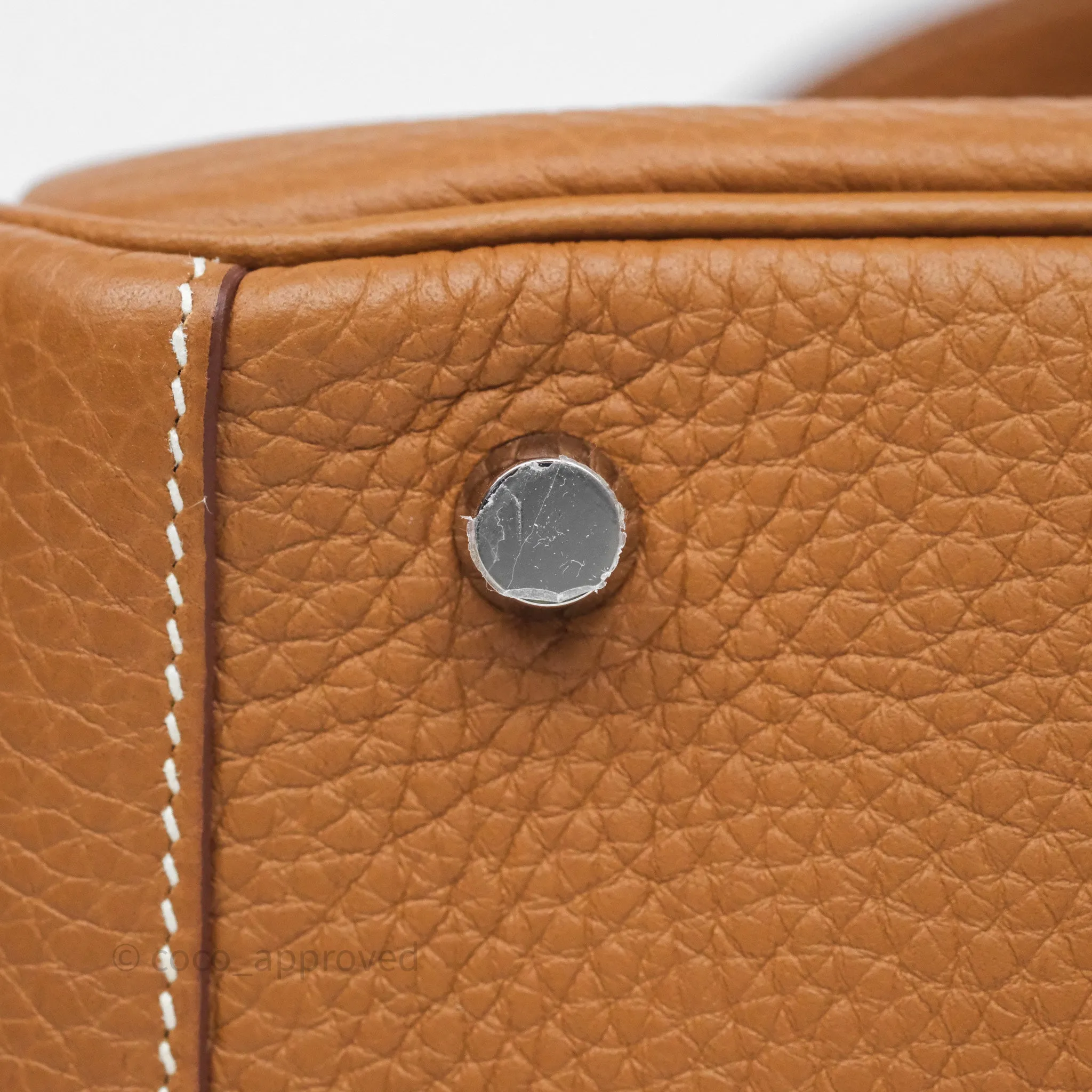 Herms Lindy 26 Gold 37 Taurillon Clemence Palladium Hardware