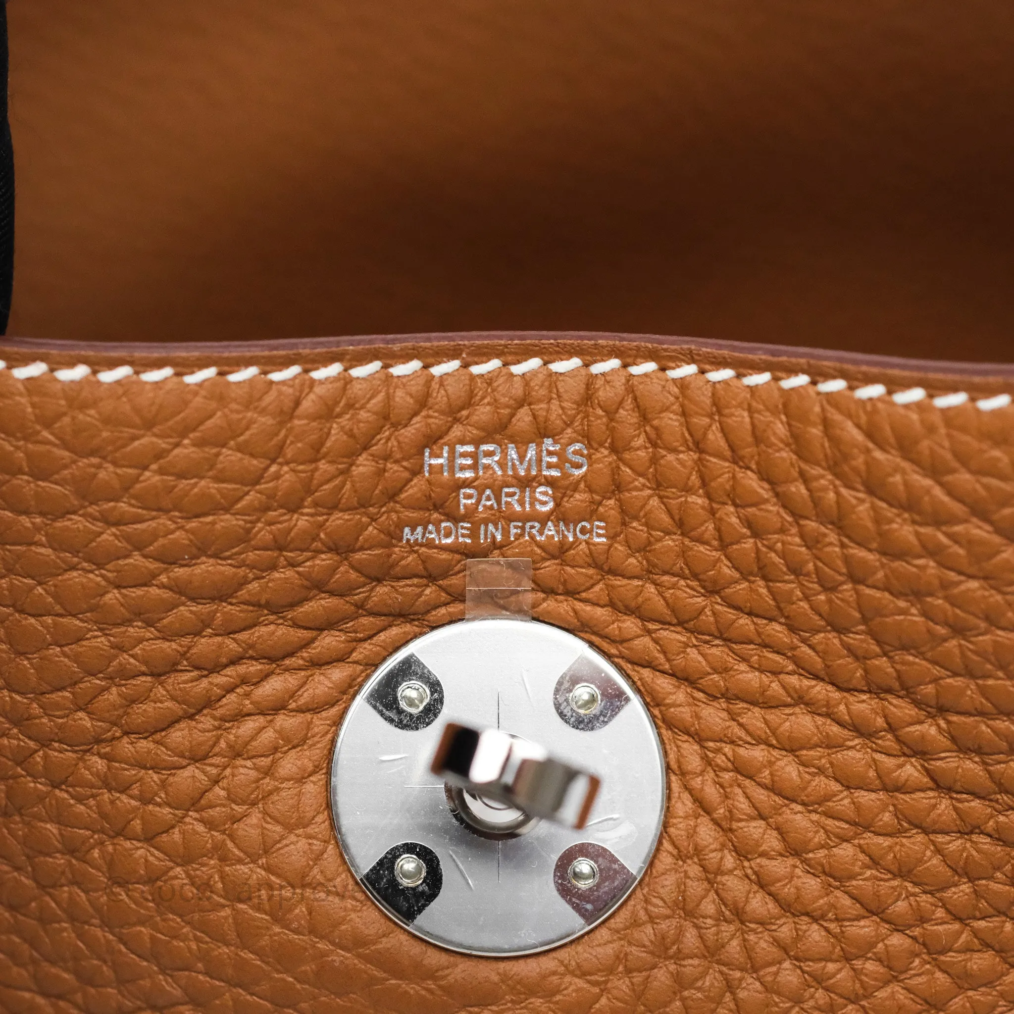 Herms Lindy 26 Gold 37 Taurillon Clemence Palladium Hardware