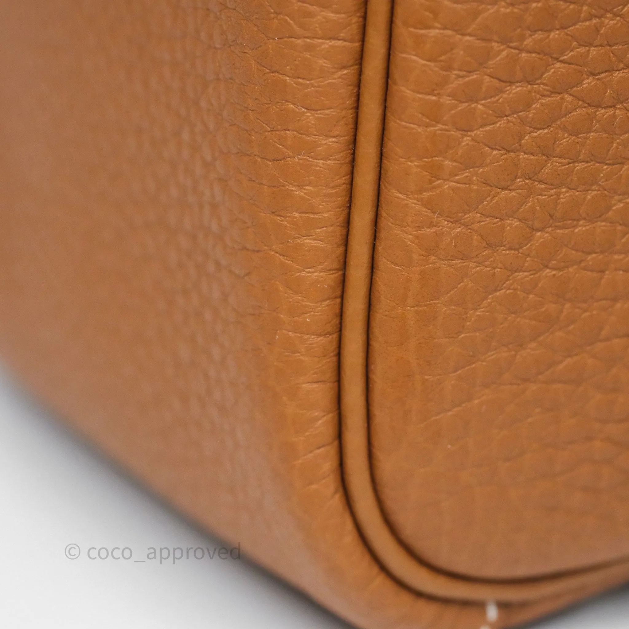Herms Lindy 26 Gold 37 Taurillon Clemence Palladium Hardware