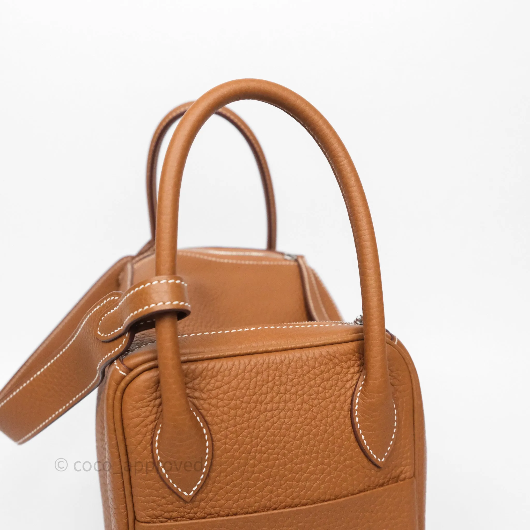 Herms Lindy 26 Gold 37 Taurillon Clemence Palladium Hardware
