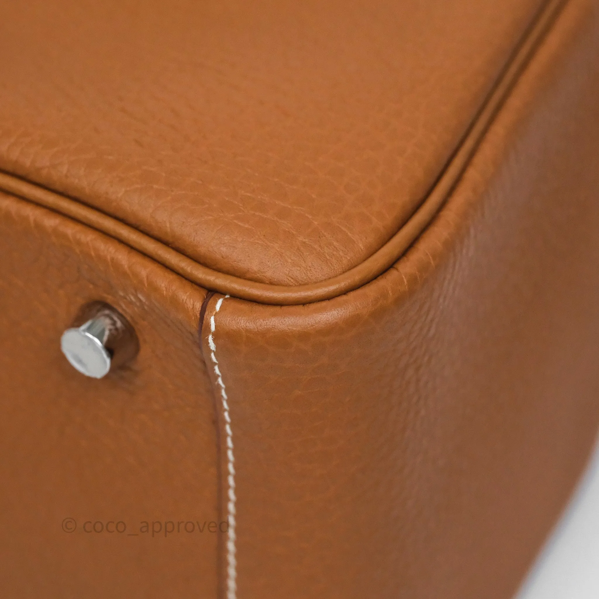 Herms Lindy 26 Gold 37 Taurillon Clemence Palladium Hardware