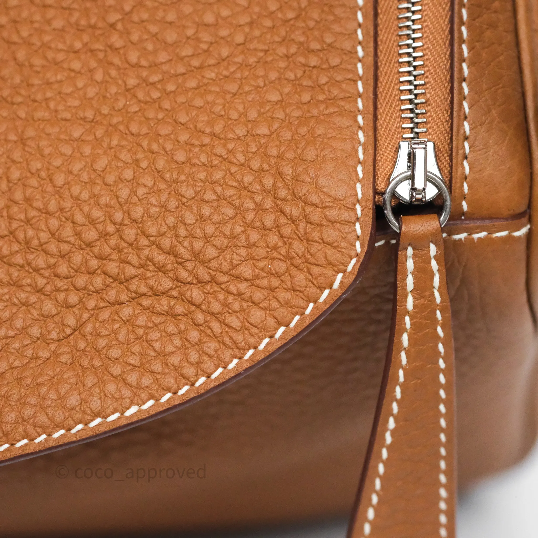 Herms Lindy 26 Gold 37 Taurillon Clemence Palladium Hardware