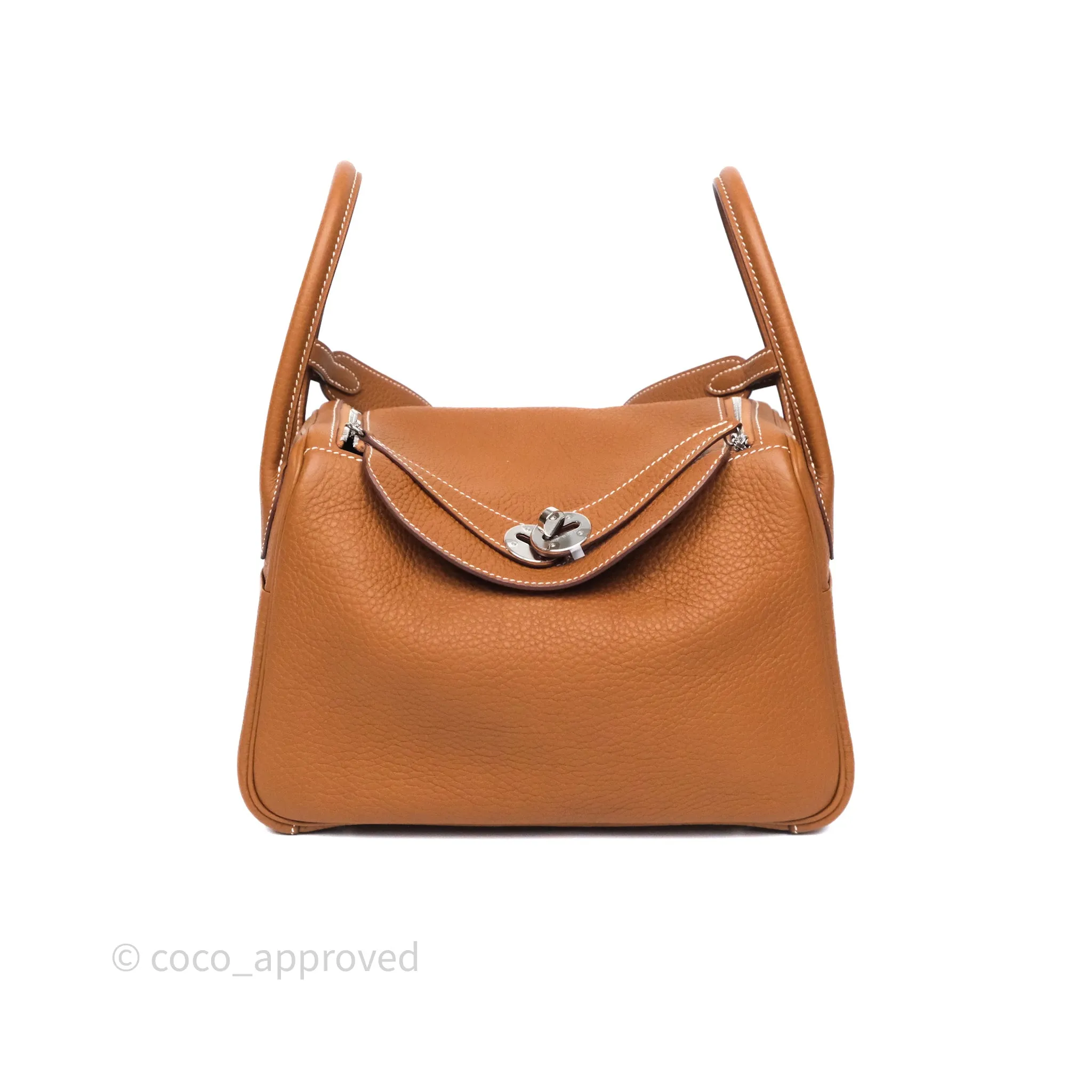 Herms Lindy 26 Gold 37 Taurillon Clemence Palladium Hardware