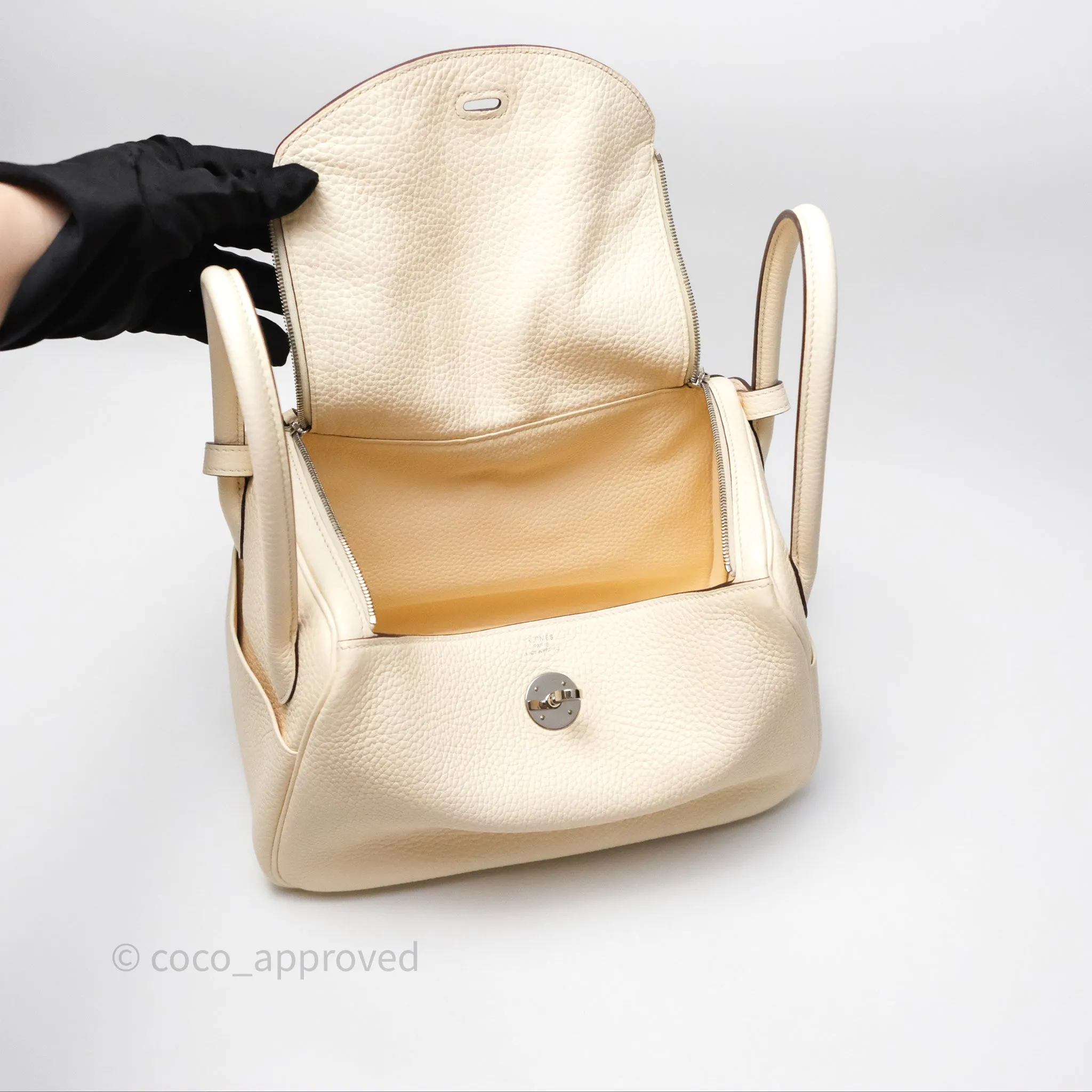 Herms Lindy 26 Nata I2 Clemence Palladium Hardware