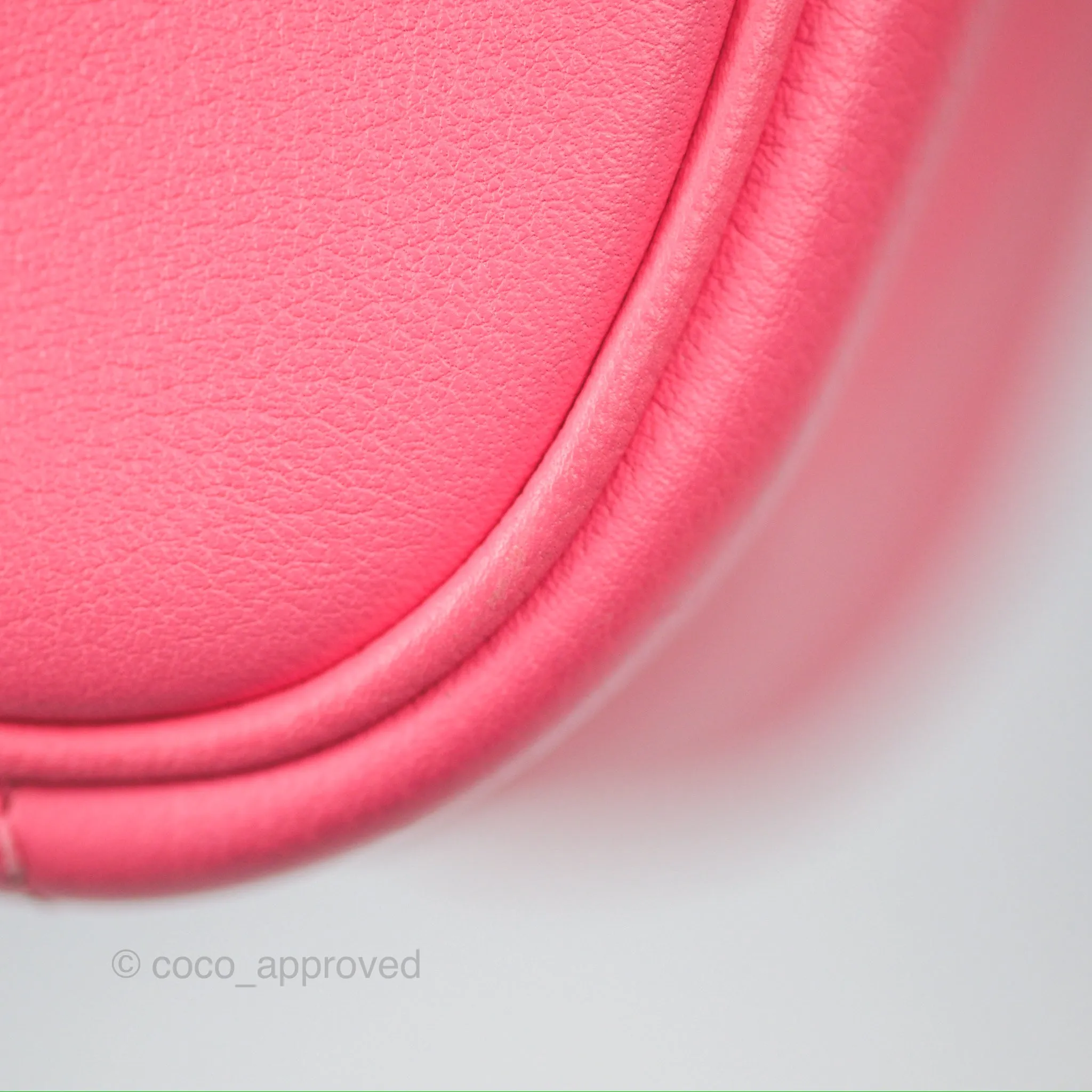 Herms Lindy 26 Rose Azalee Evercolor Palladium Hardware
