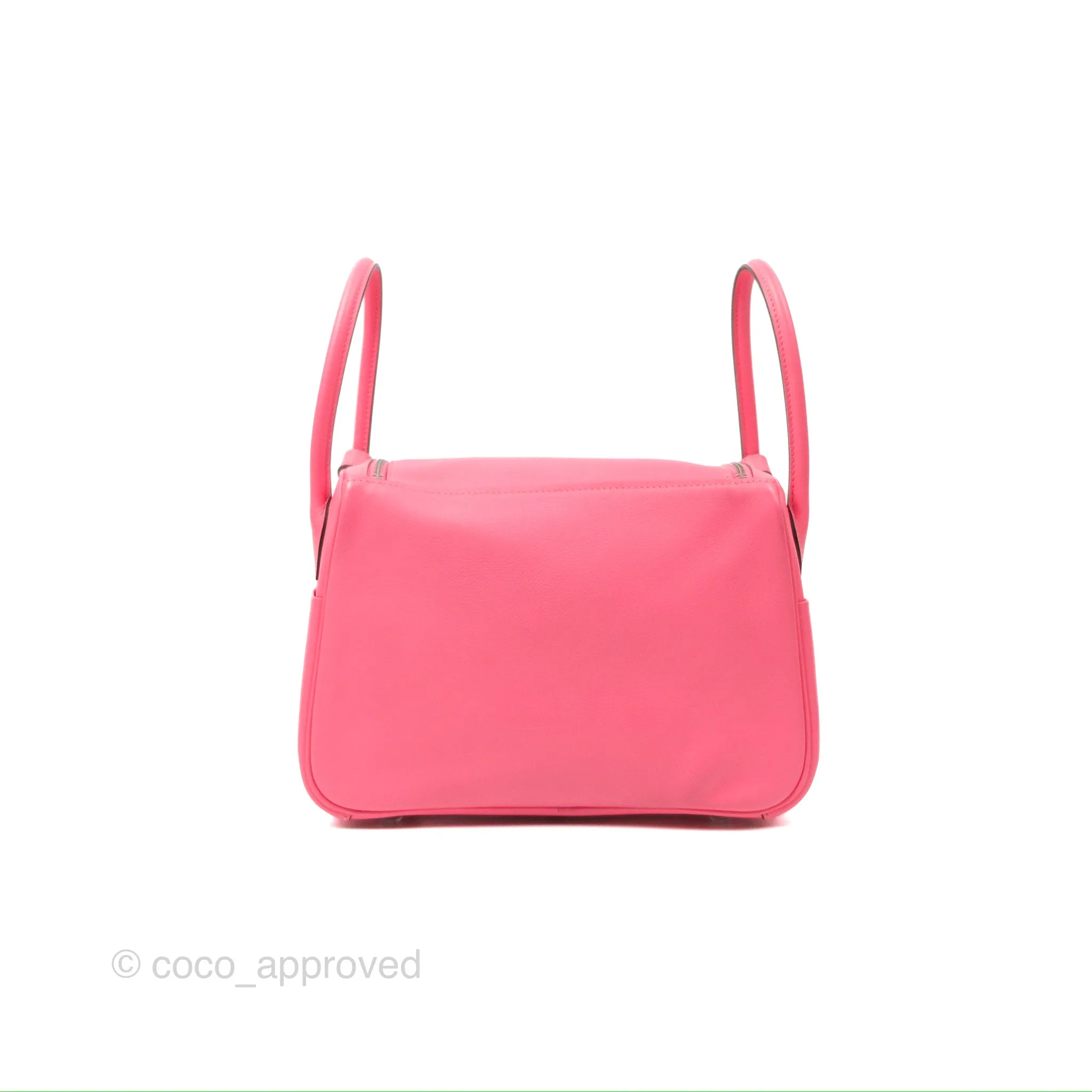 Herms Lindy 26 Rose Azalee Evercolor Palladium Hardware