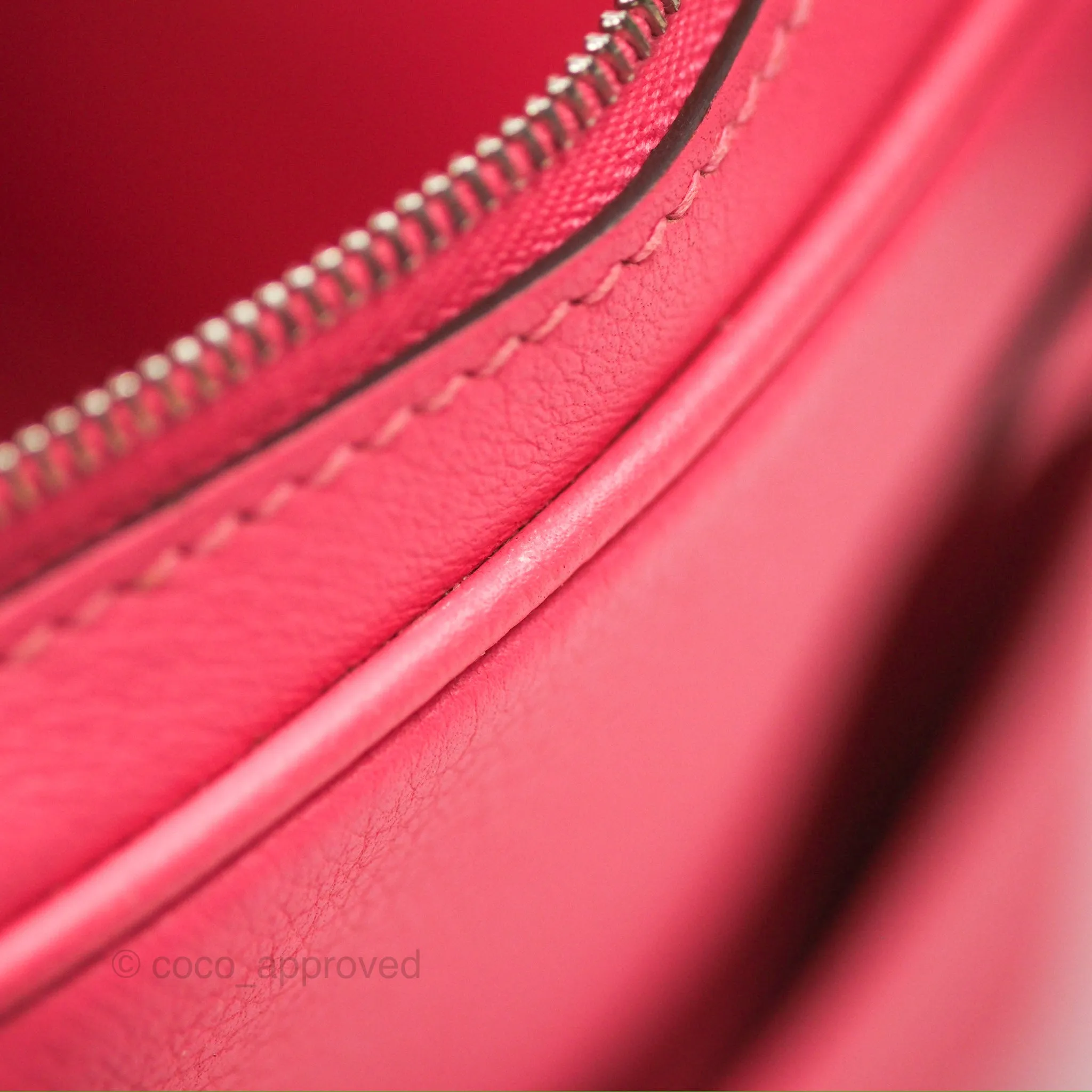 Herms Lindy 26 Rose Azalee Evercolor Palladium Hardware