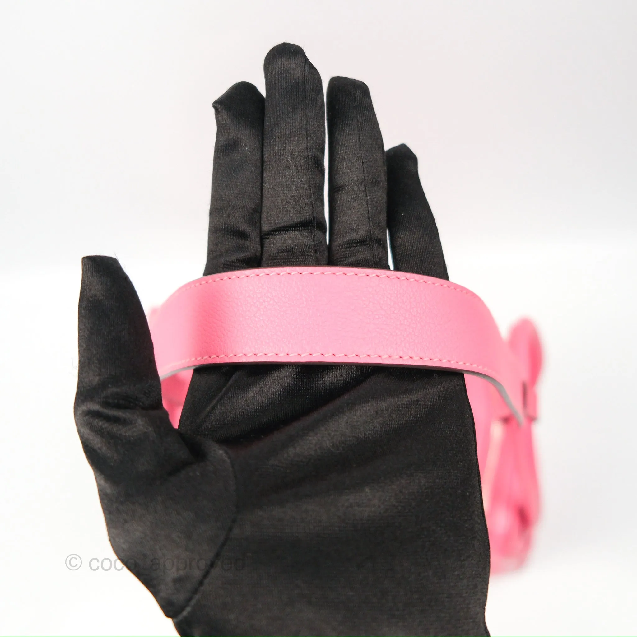 Herms Lindy 26 Rose Azalee Evercolor Palladium Hardware