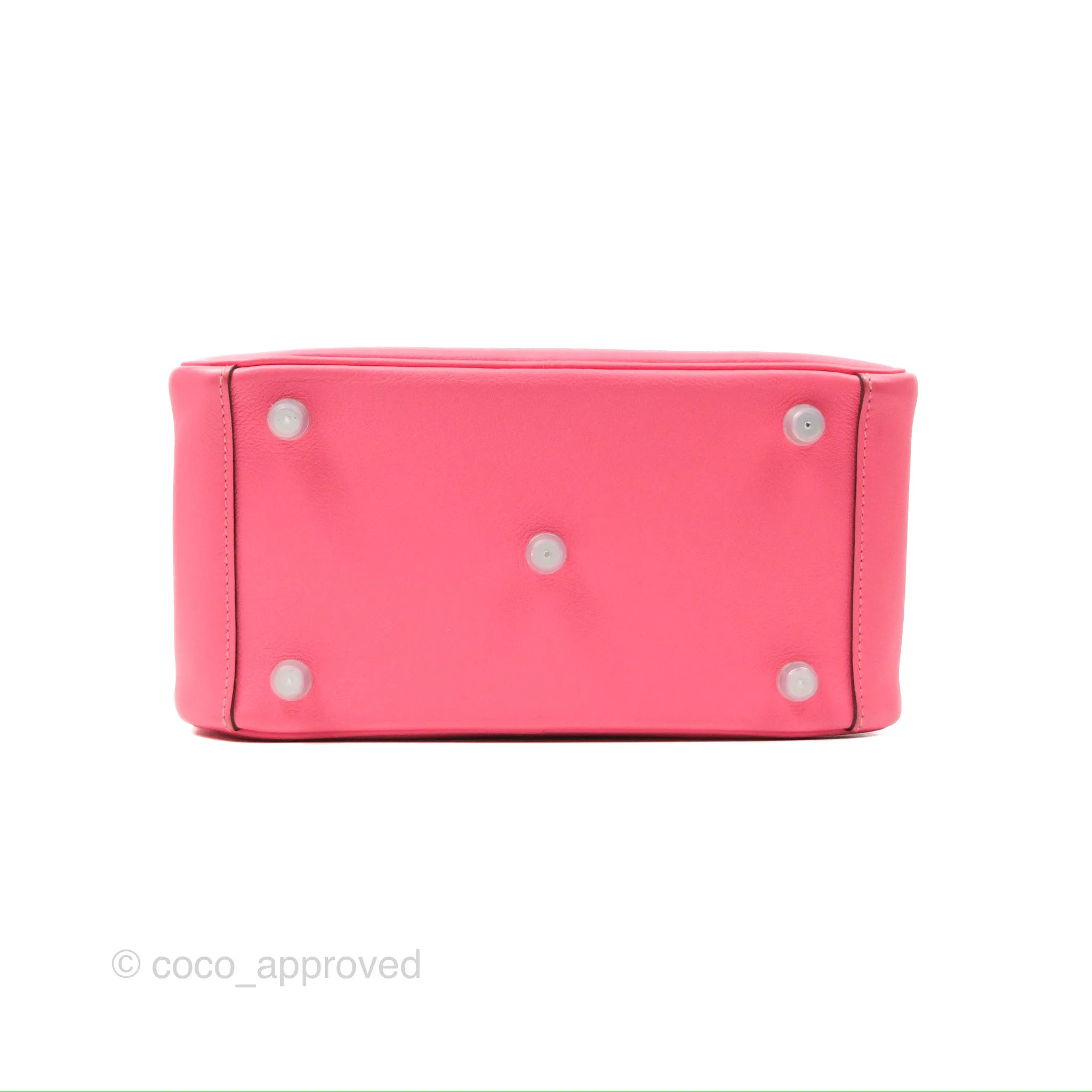 Herms Lindy 26 Rose Azalee Evercolor Palladium Hardware