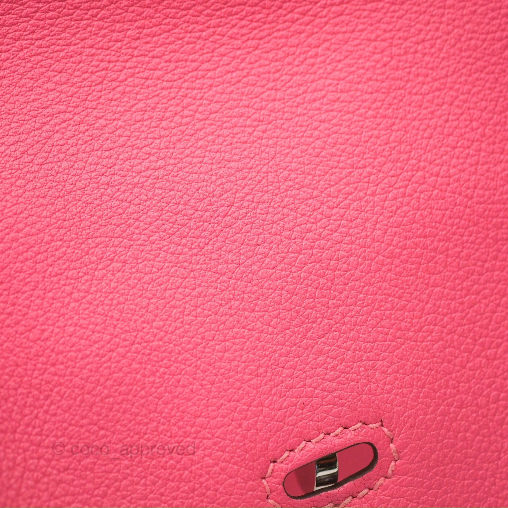 Herms Lindy 26 Rose Azalee Evercolor Palladium Hardware