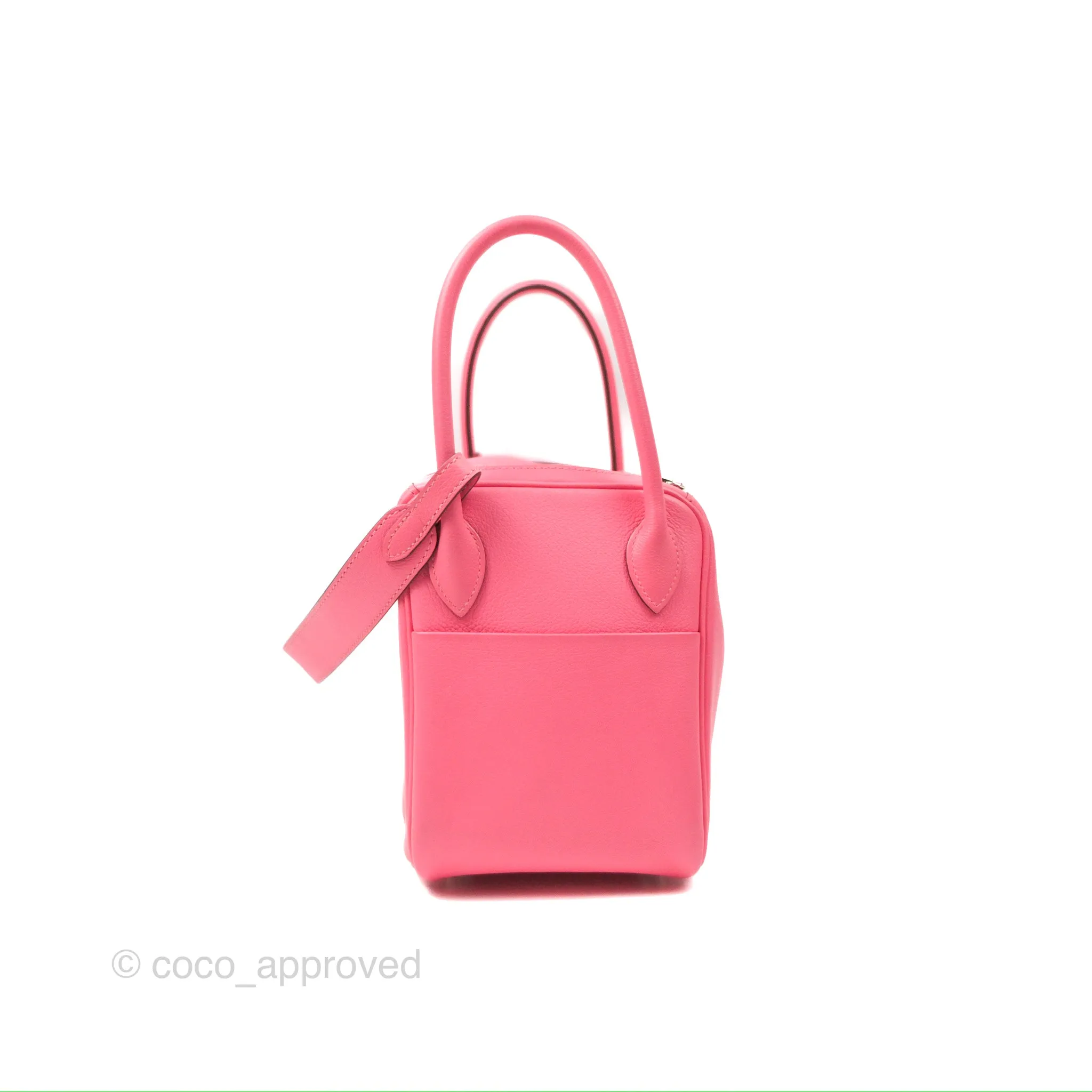 Herms Lindy 26 Rose Azalee Evercolor Palladium Hardware