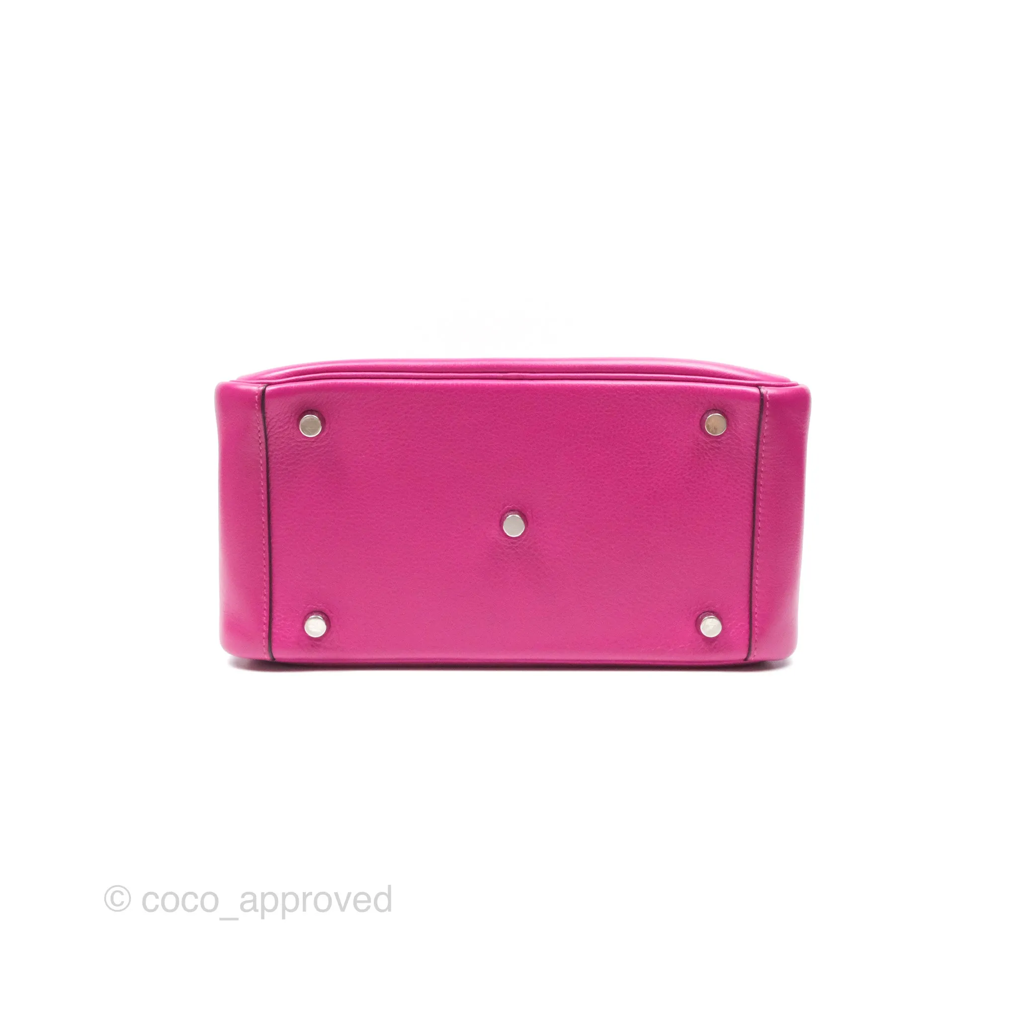 Herms Lindy 26 Rose Pourpre Evercolor Palladium Hardware