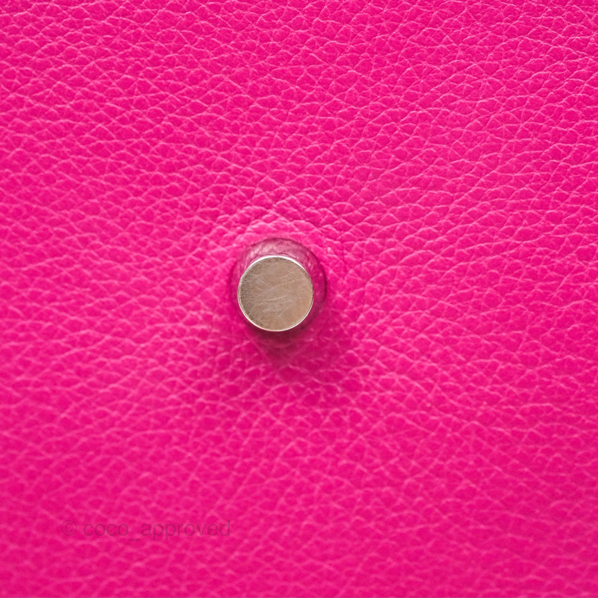 Herms Lindy 26 Rose Pourpre Evercolor Palladium Hardware