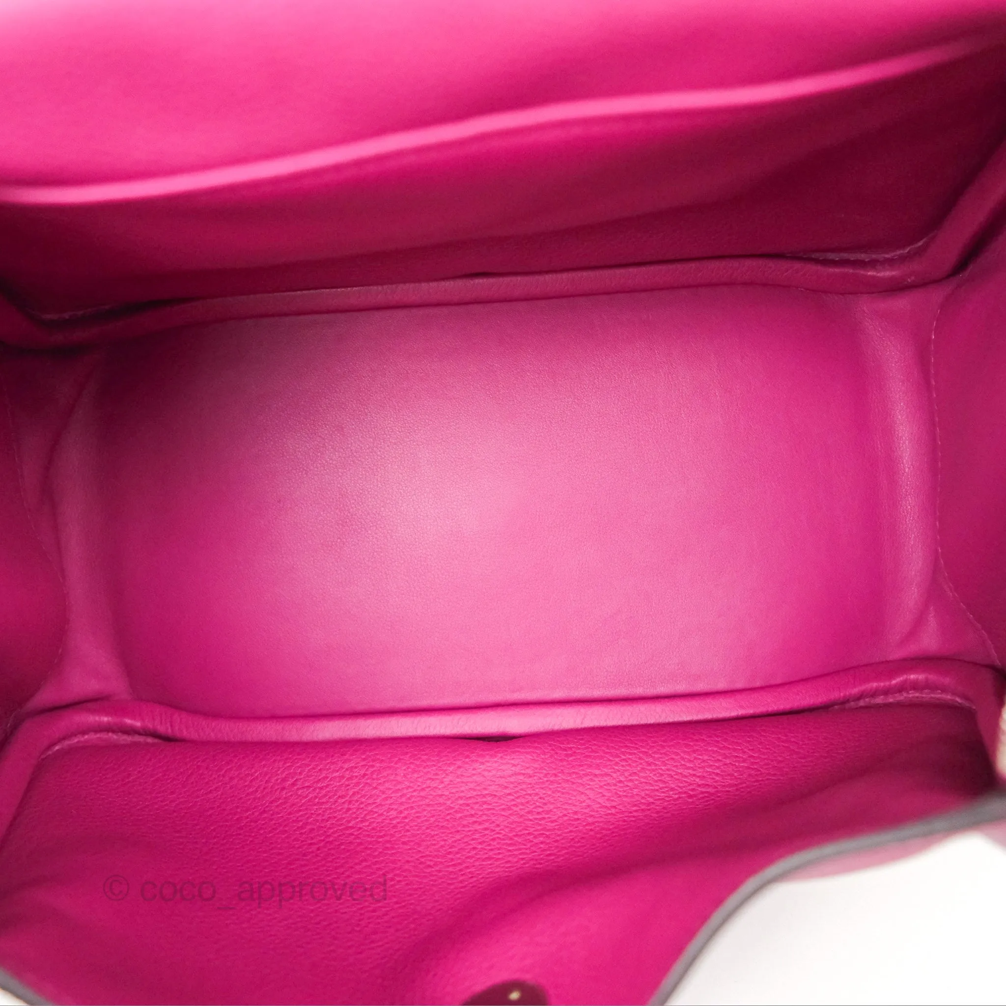 Herms Lindy 26 Rose Pourpre Evercolor Palladium Hardware