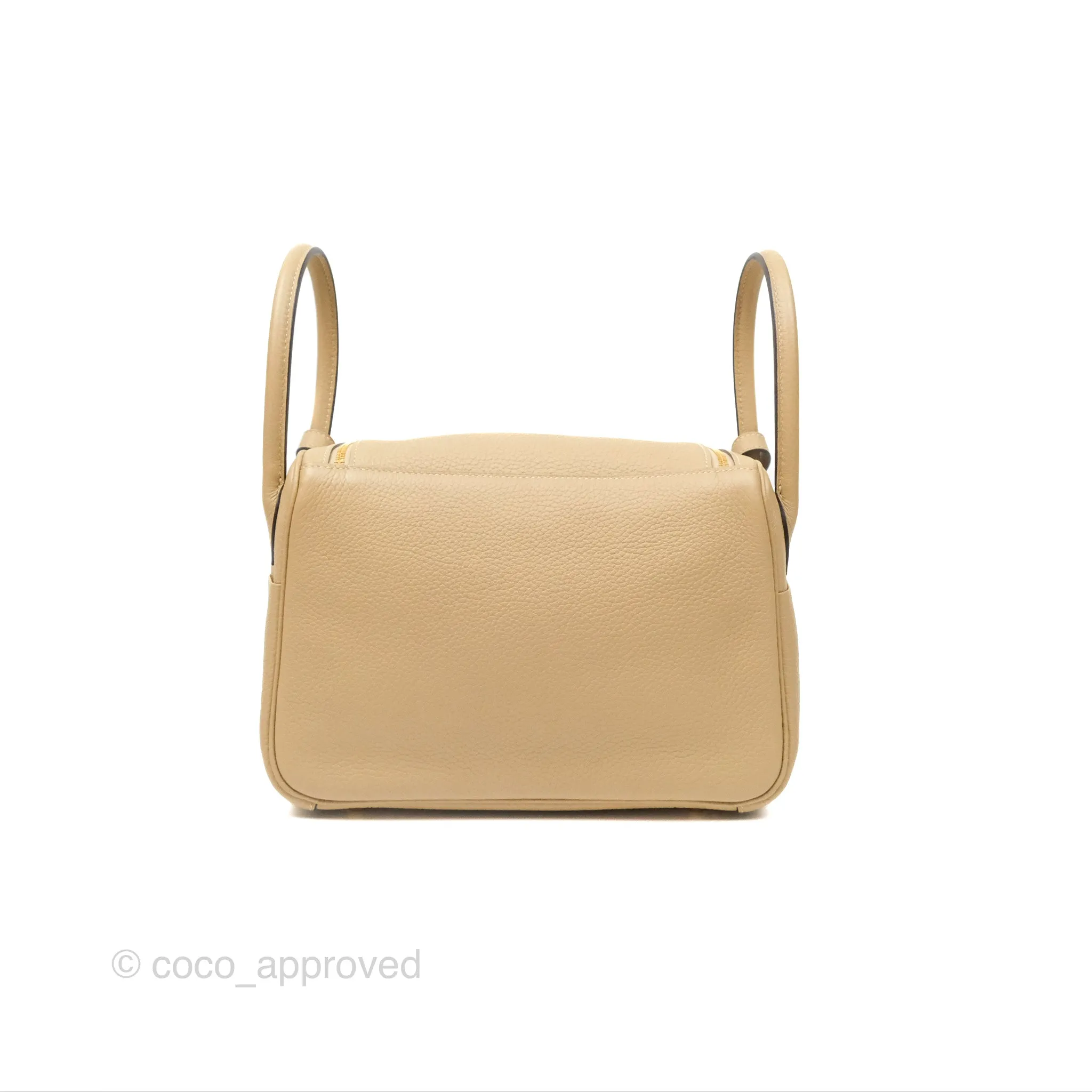 Herms Lindy 26 Trench Clemence Gold Hardware